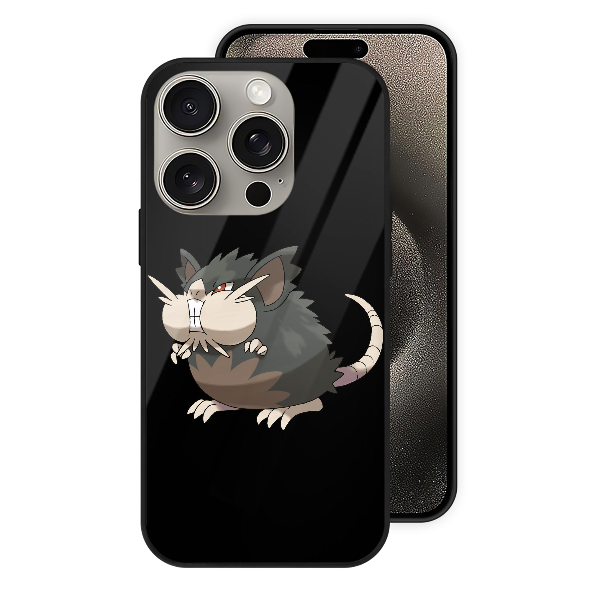 （画像用） ポケットモンスター Pokémon 【iPhone15Pro対応】スマホケース 耐衝撃＆黄変防止 背面ガラス