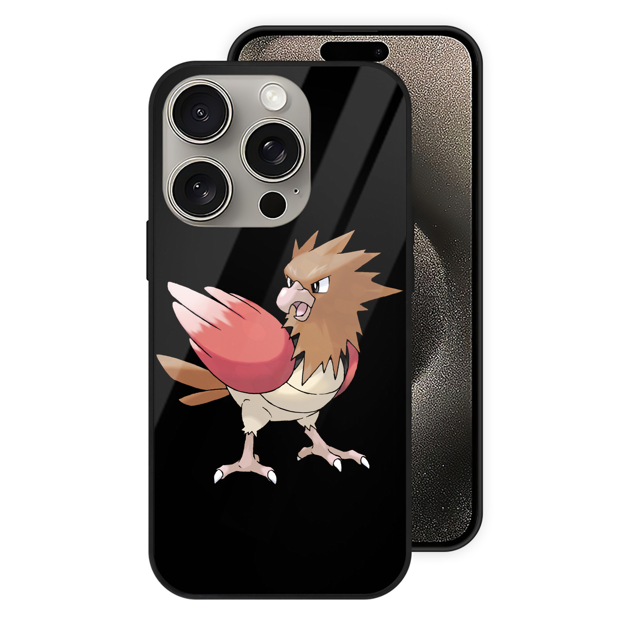 （画像用） ポケットモンスター Pokémon 【iPhone15Pro対応】スマホケース 耐衝撃＆黄変防止 背面ガラス