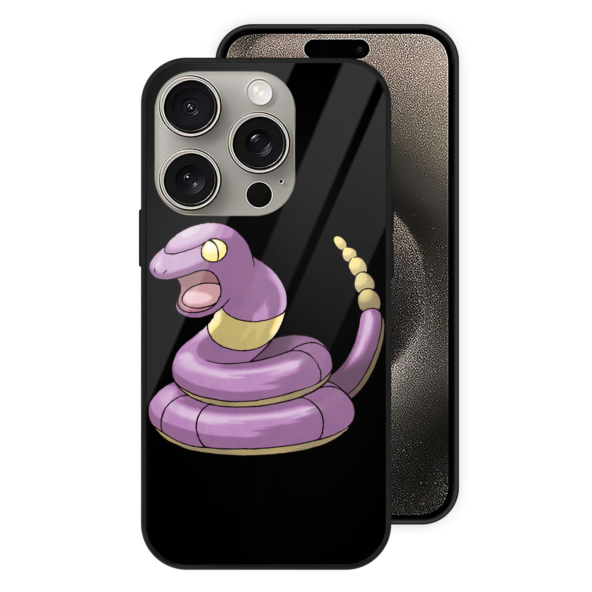（画像用） ポケットモンスター Pokémon 【iPhone15Pro対応】スマホケース 耐衝撃＆黄変防止 背面ガラス