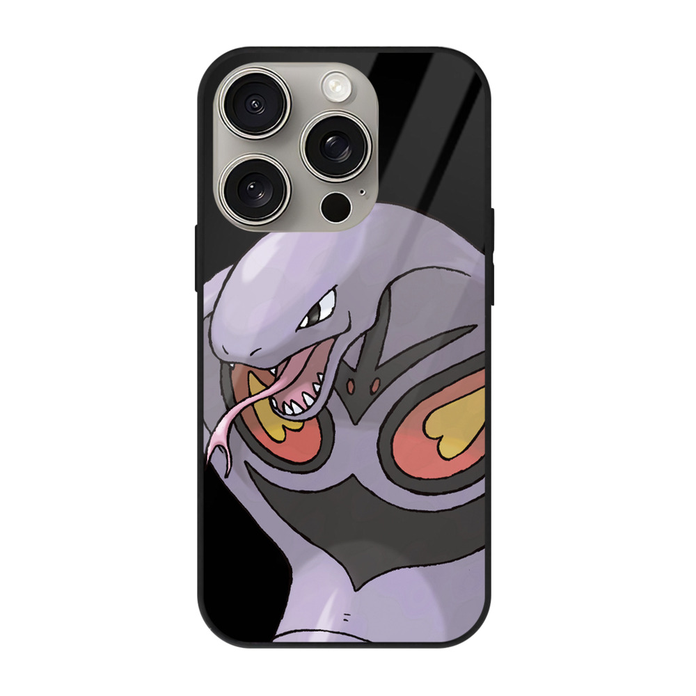 （画像用） ポケットモンスター Pokémon 【iPhone15Pro対応】スマホケース 耐衝撃＆黄変防止 背面ガラス