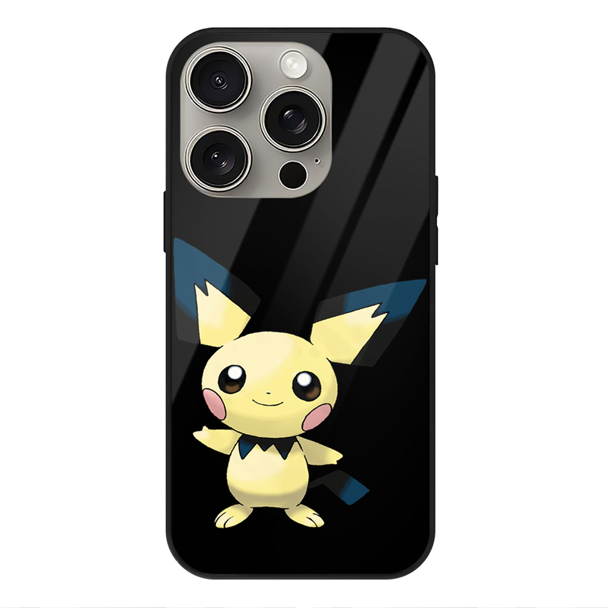 （画像用） ポケットモンスター Pokémon 【iPhone15Pro対応】スマホケース 耐衝撃＆黄変防止 背面ガラス