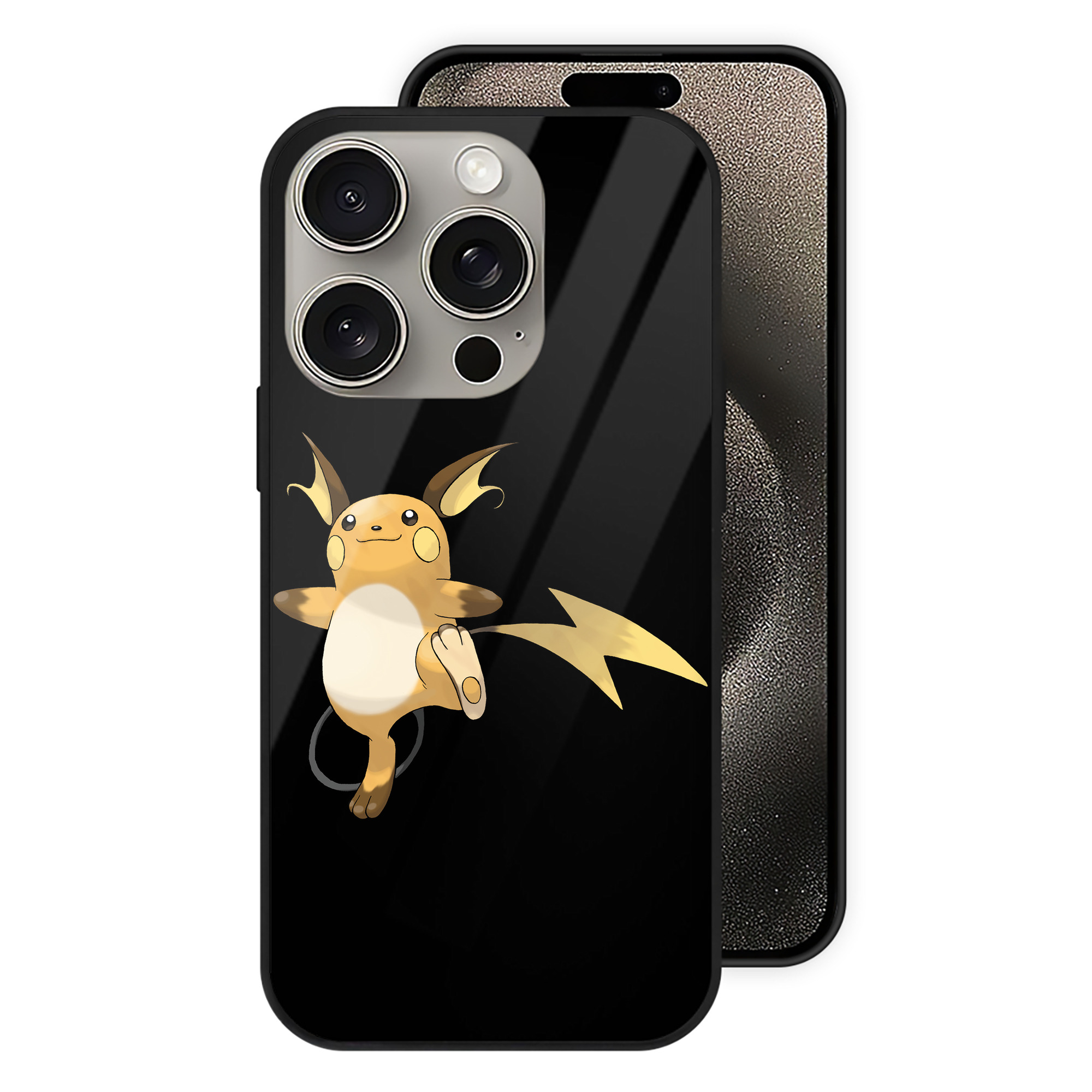 （画像用） ポケットモンスター Pokémon 【iPhone15Pro対応】スマホケース 耐衝撃＆黄変防止 背面ガラス