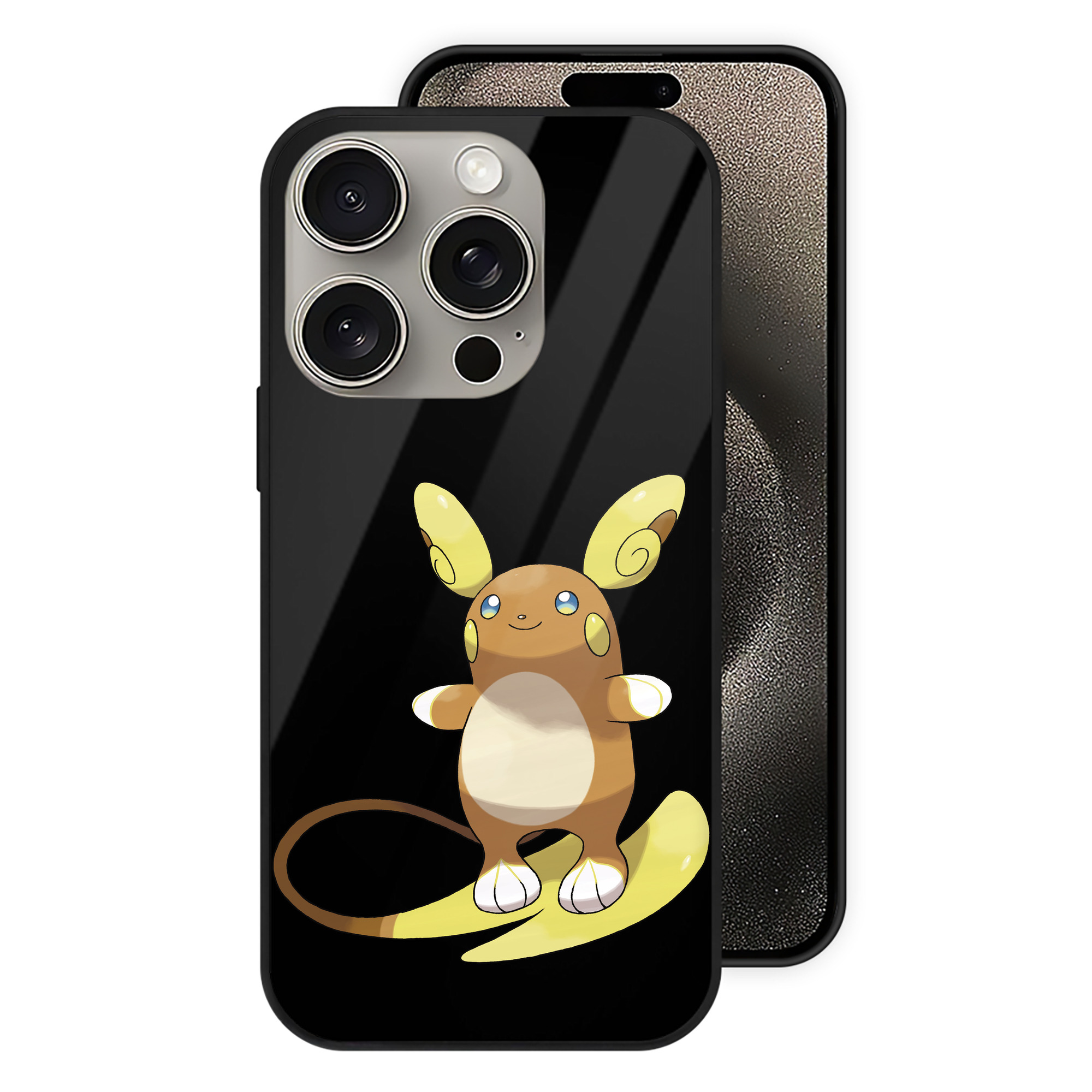（画像用） ポケットモンスター Pokémon 【iPhone15Pro対応】スマホケース 耐衝撃＆黄変防止 背面ガラス