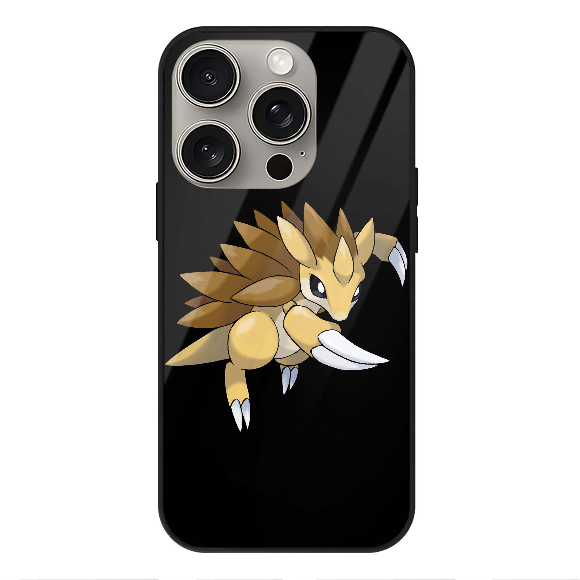 （画像用） ポケットモンスター Pokémon 【iPhone15Pro対応】スマホケース 耐衝撃＆黄変防止 背面ガラス