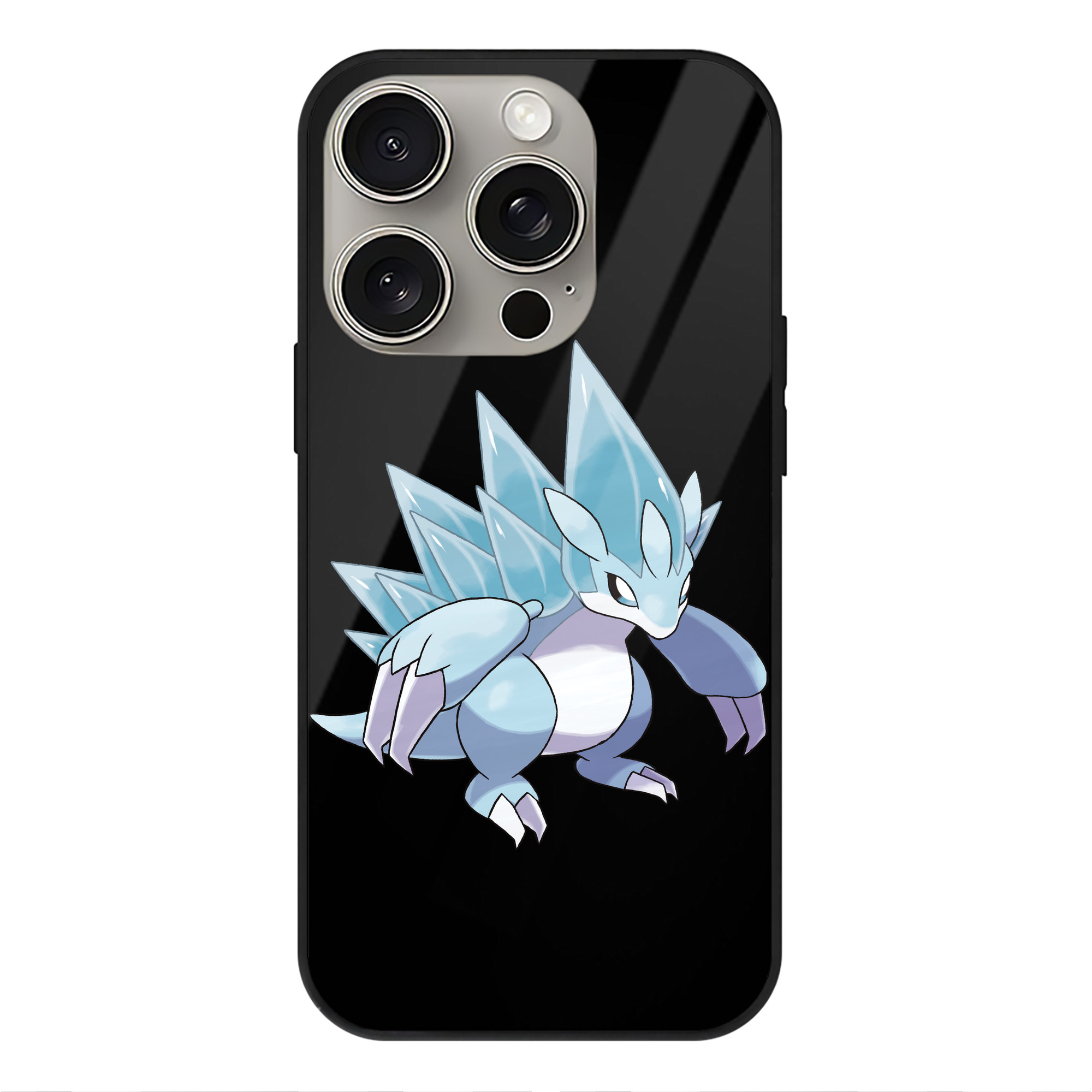 （画像用） ポケットモンスター Pokémon 【iPhone15Pro対応】スマホケース 耐衝撃＆黄変防止 背面ガラス