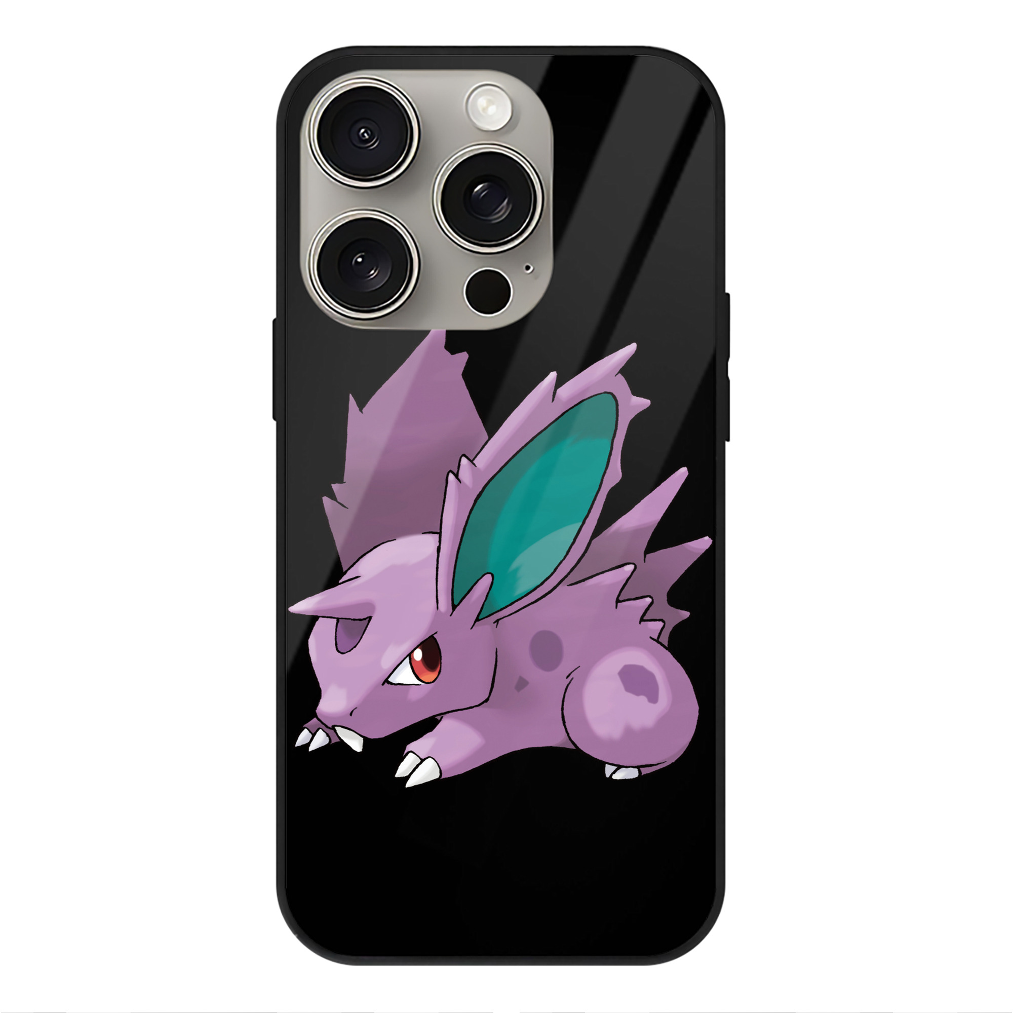 （画像用） ポケットモンスター Pokémon 【iPhone15Pro対応】スマホケース 耐衝撃＆黄変防止 背面ガラス