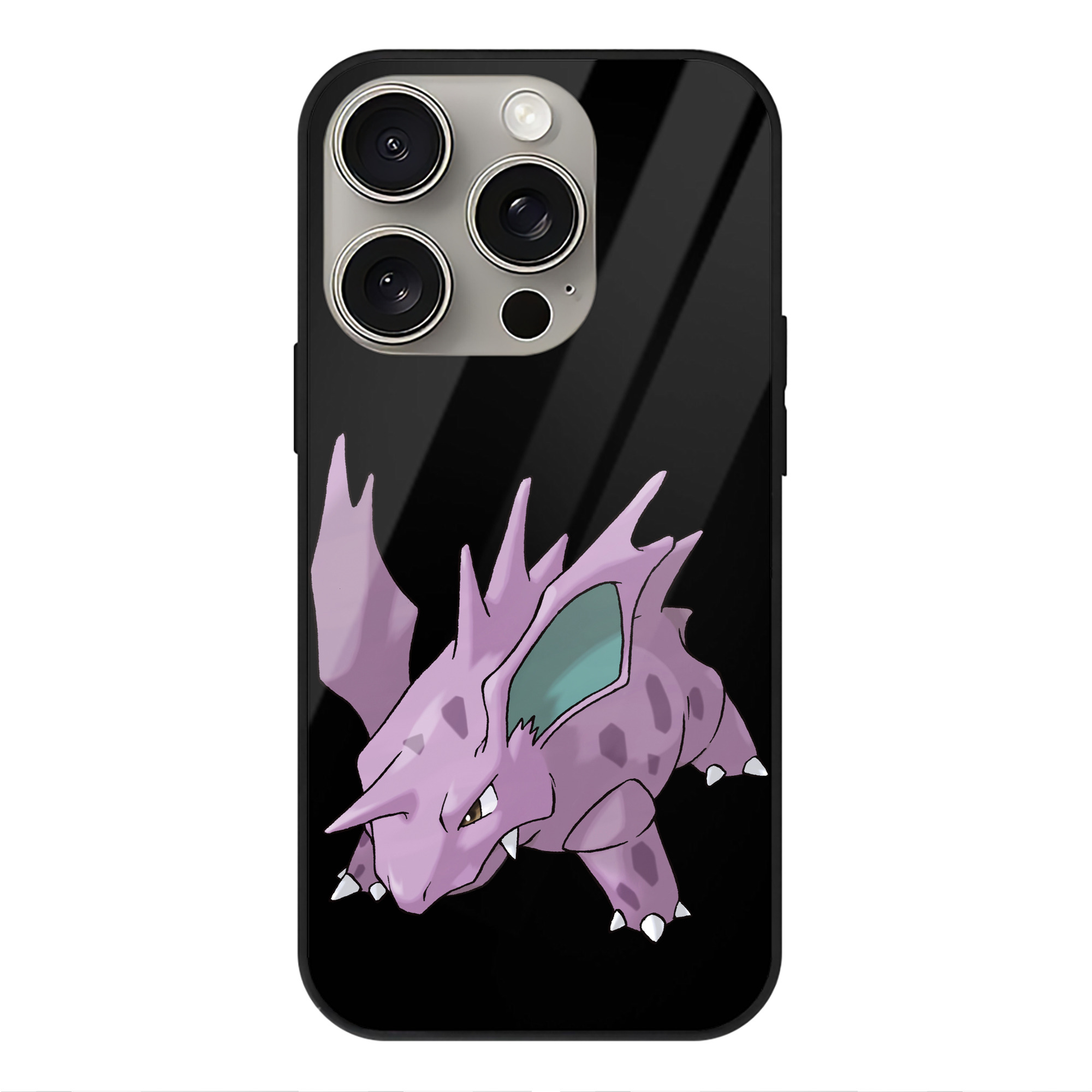 （画像用） ポケットモンスター Pokémon 【iPhone15Pro対応】スマホケース 耐衝撃＆黄変防止 背面ガラス