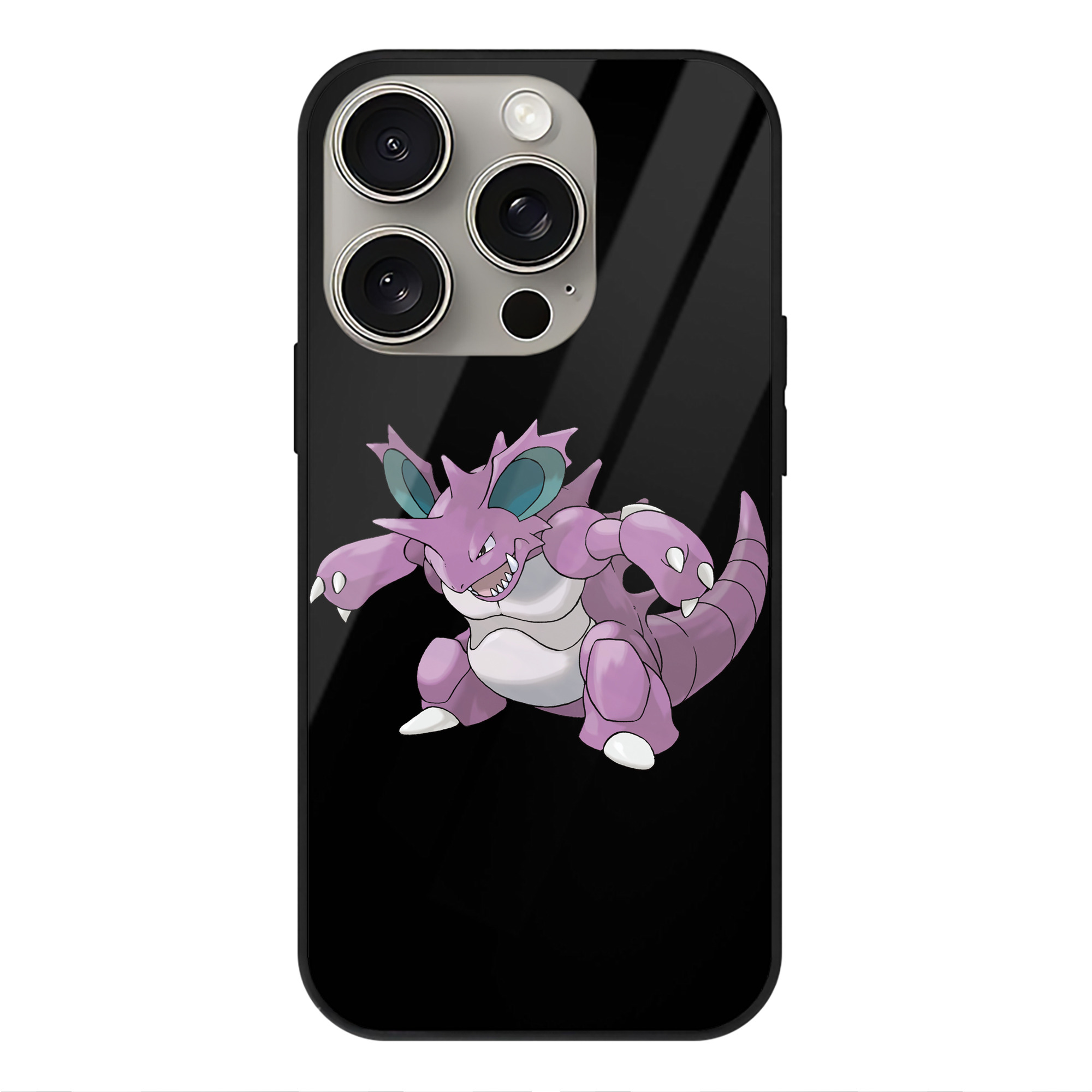 （画像用） ポケットモンスター Pokémon 【iPhone15Pro対応】スマホケース 耐衝撃＆黄変防止 背面ガラス