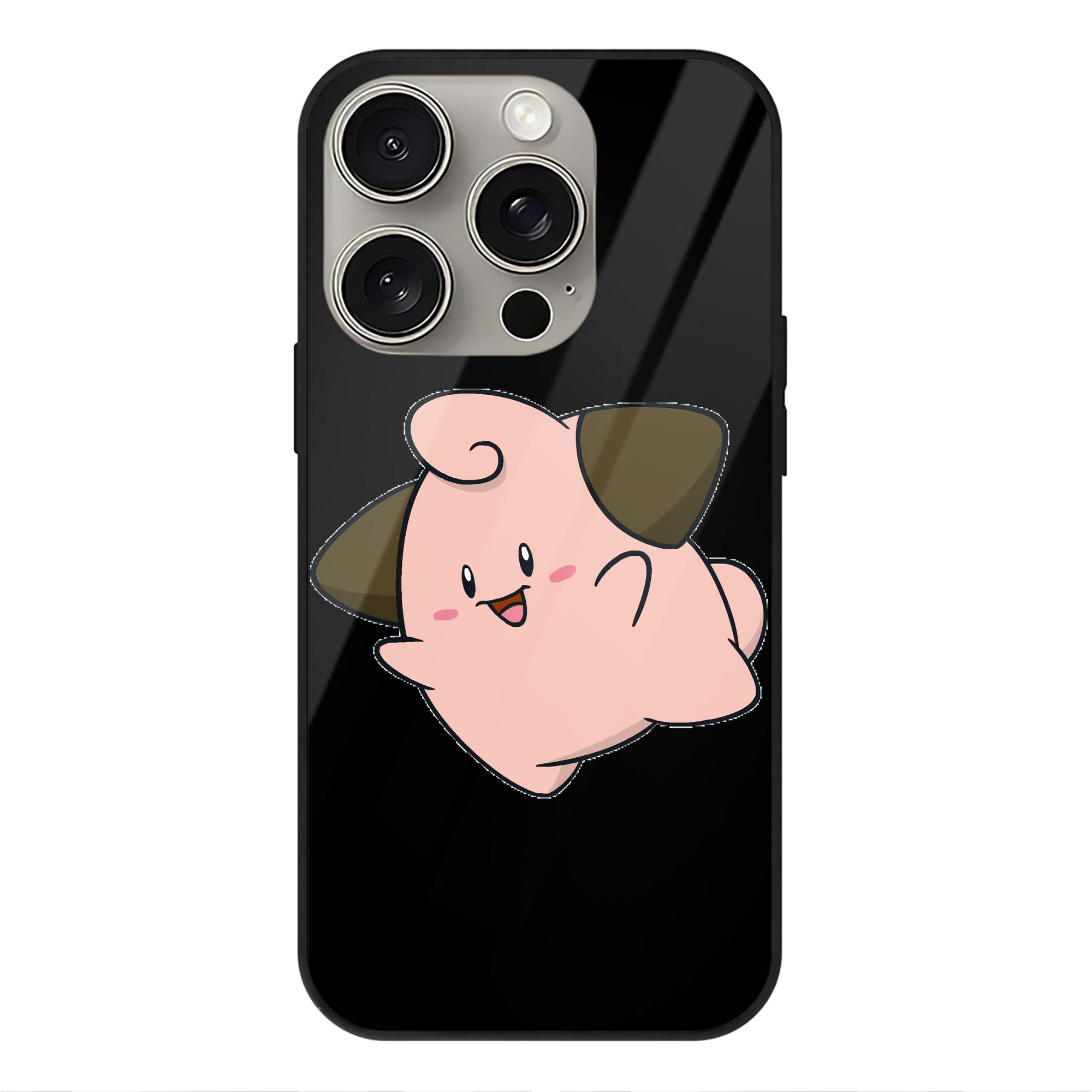 （画像用） ポケットモンスター Pokémon 【iPhone15Pro対応】スマホケース 耐衝撃＆黄変防止 背面ガラス