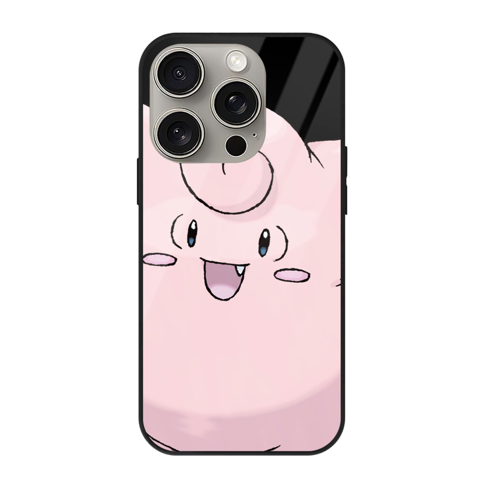 （画像用） ポケットモンスター Pokémon 【iPhone15Pro対応】スマホケース 耐衝撃＆黄変防止 背面ガラス