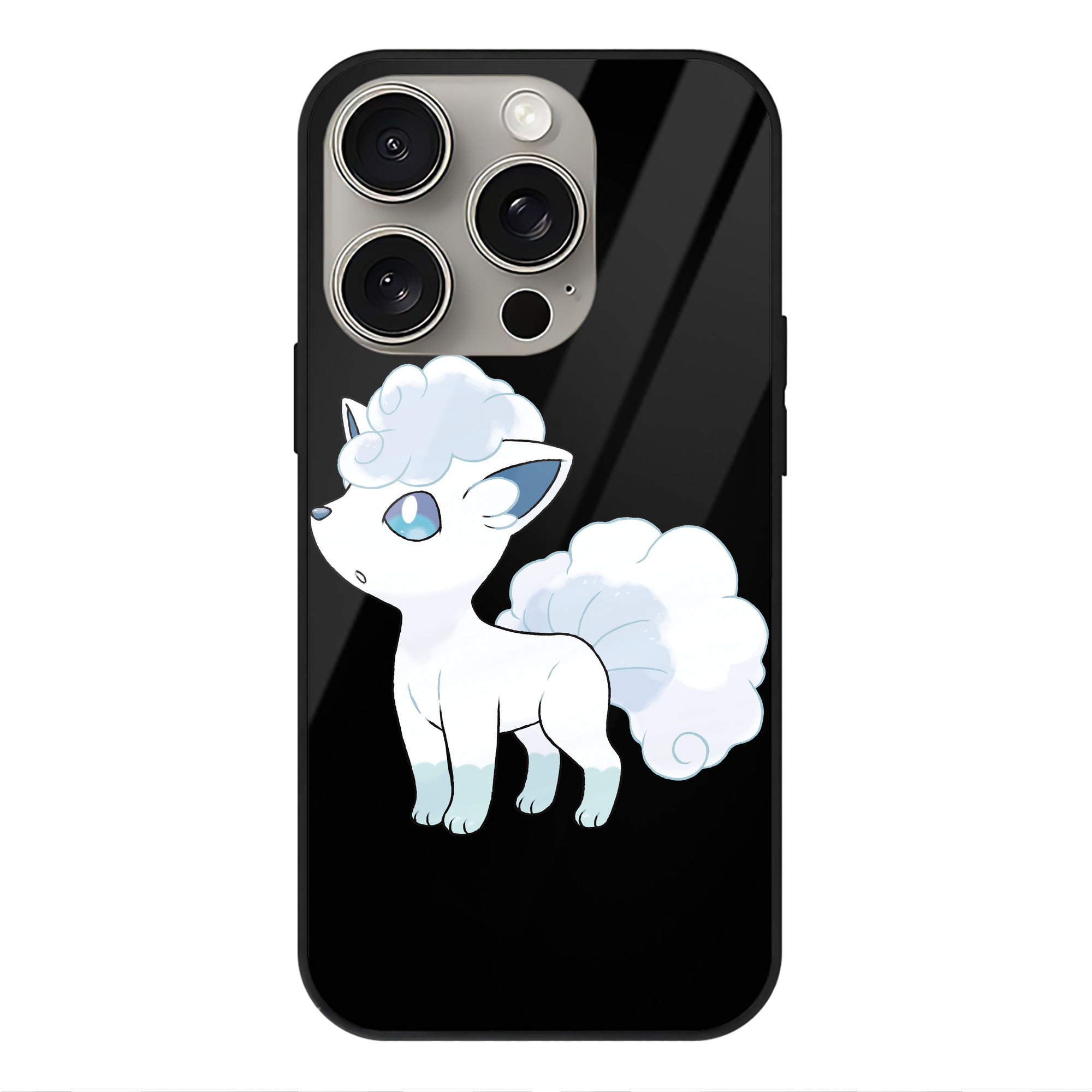 （画像用） ポケットモンスター Pokémon 【iPhone15Pro対応】スマホケース 耐衝撃＆黄変防止 背面ガラス