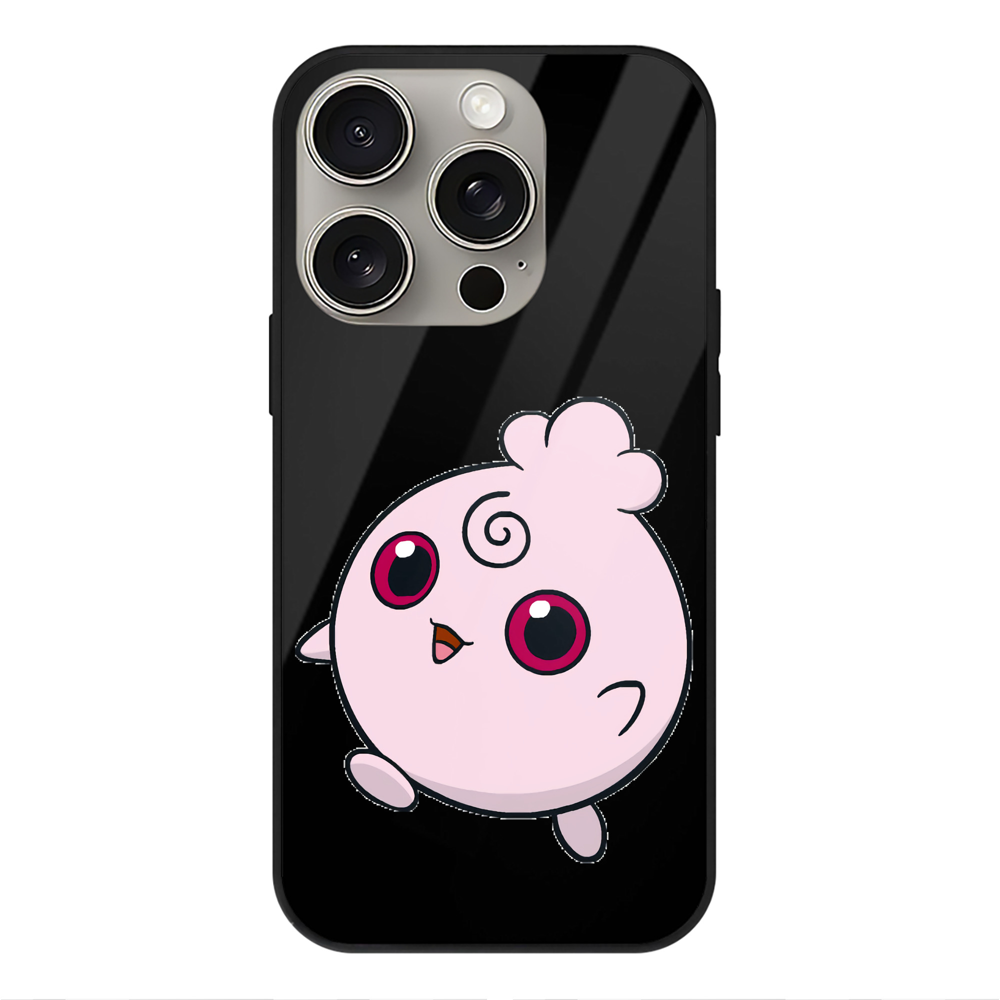 （画像用） ポケットモンスター Pokémon 【iPhone15Pro対応】スマホケース 耐衝撃＆黄変防止 背面ガラス