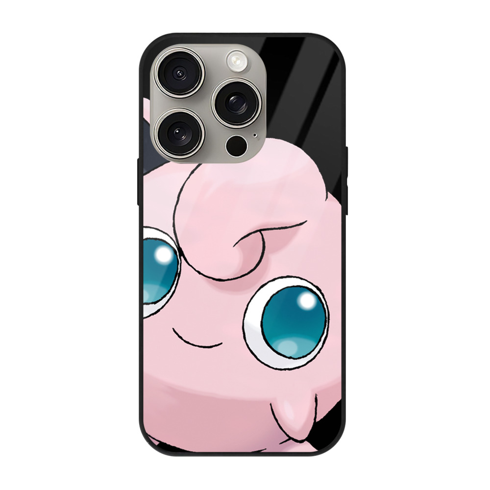 （画像用） ポケットモンスター Pokémon 【iPhone15Pro対応】スマホケース 耐衝撃＆黄変防止 背面ガラス