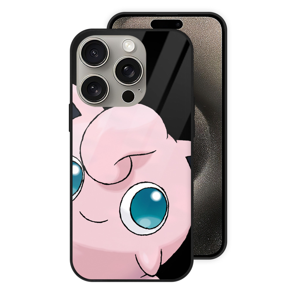 （画像用） ポケットモンスター Pokémon 【iPhone15Pro対応】スマホケース 耐衝撃＆黄変防止 背面ガラス