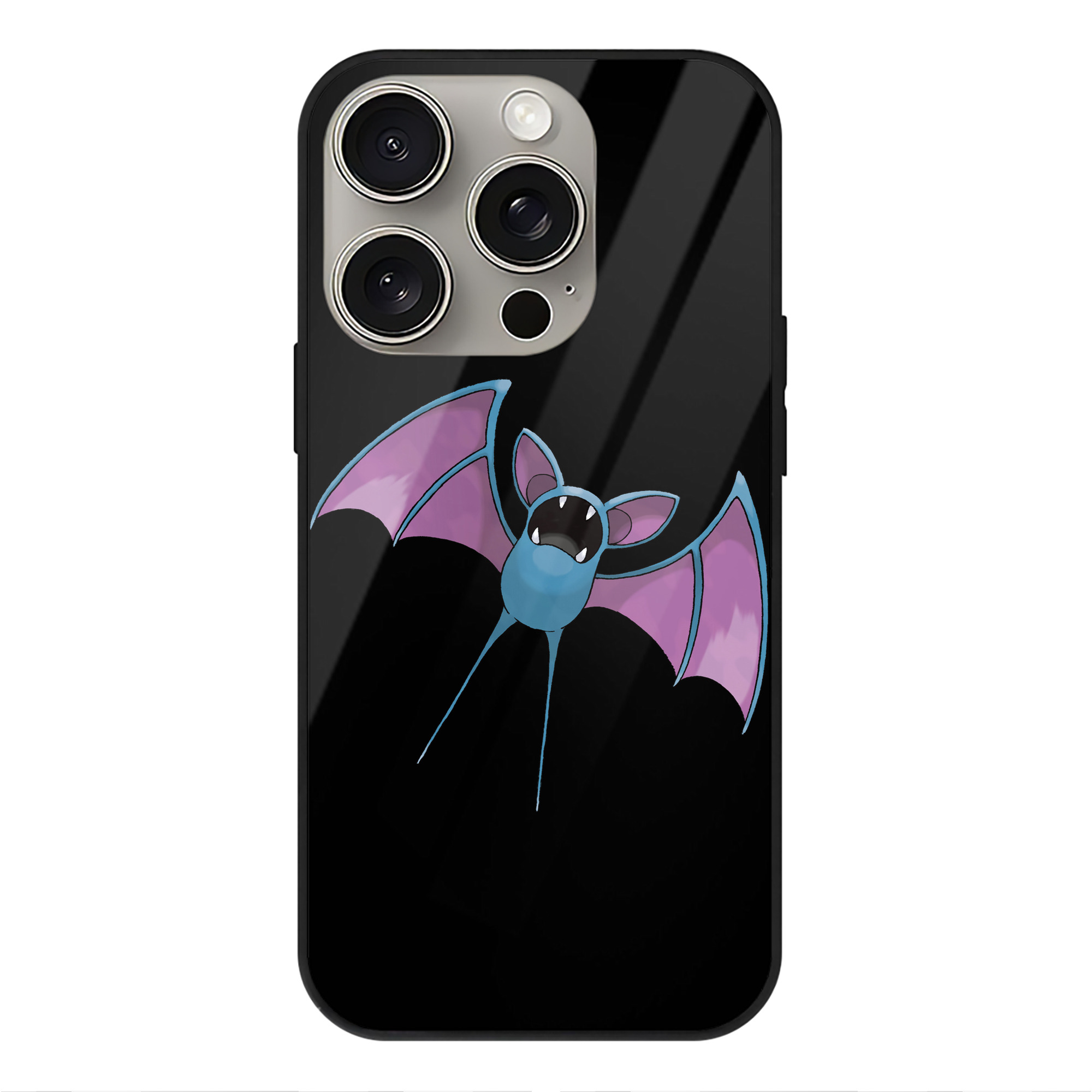 （画像用） ポケットモンスター Pokémon 【iPhone15Pro対応】スマホケース 耐衝撃＆黄変防止 背面ガラス