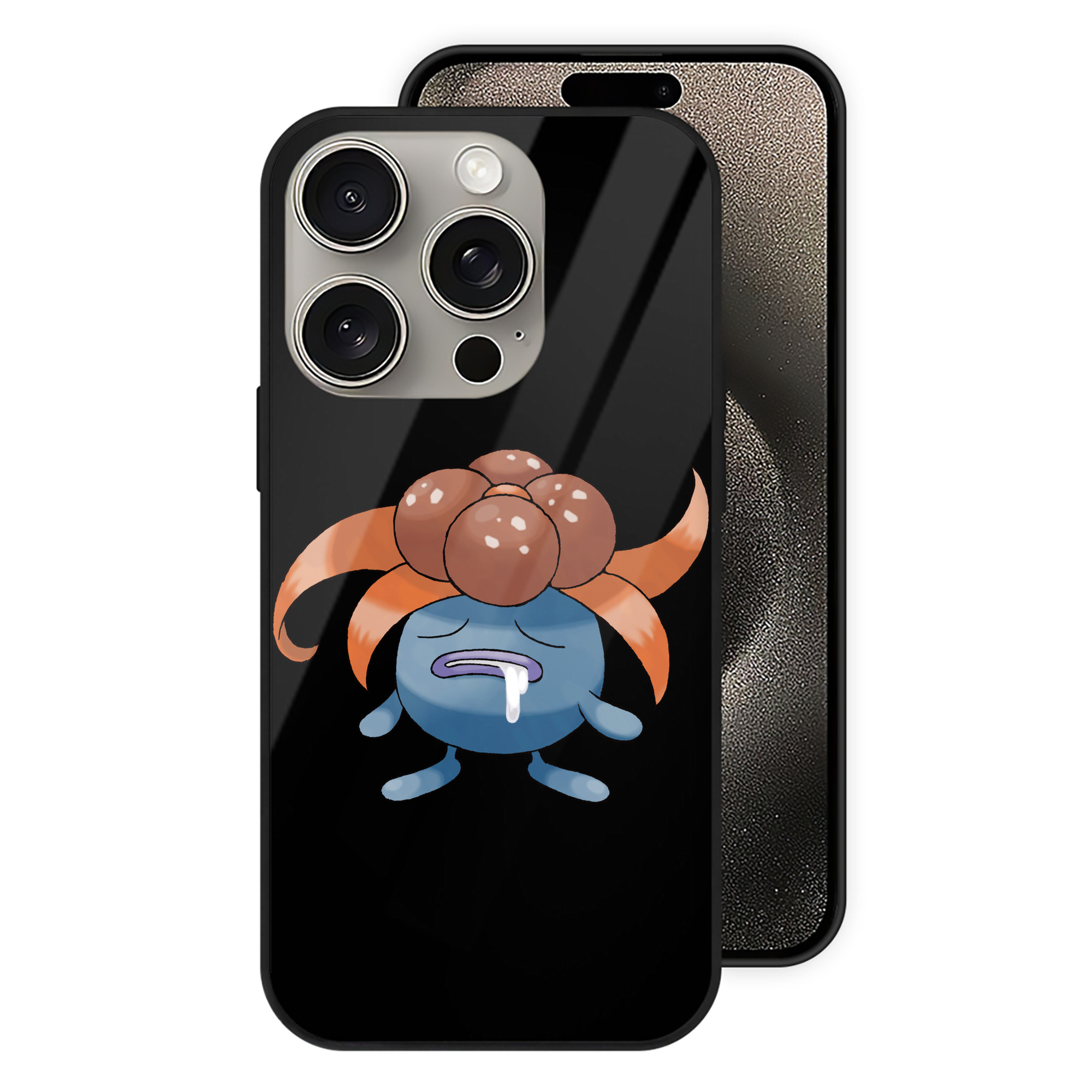 （画像用） ポケットモンスター Pokémon 【iPhone15Pro対応】スマホケース 耐衝撃＆黄変防止 背面ガラス