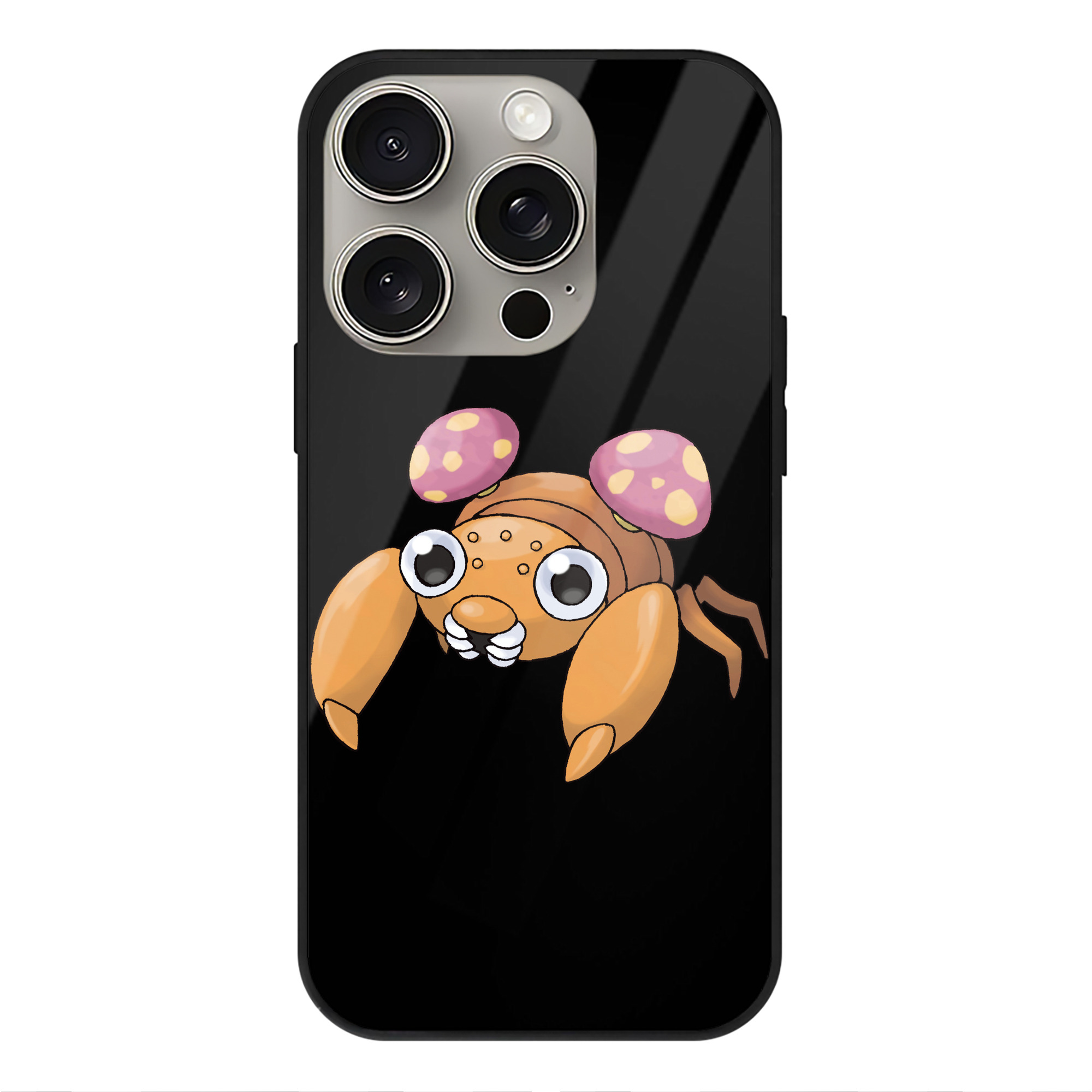（画像用） ポケットモンスター Pokémon 【iPhone15Pro対応】スマホケース 耐衝撃＆黄変防止 背面ガラス
