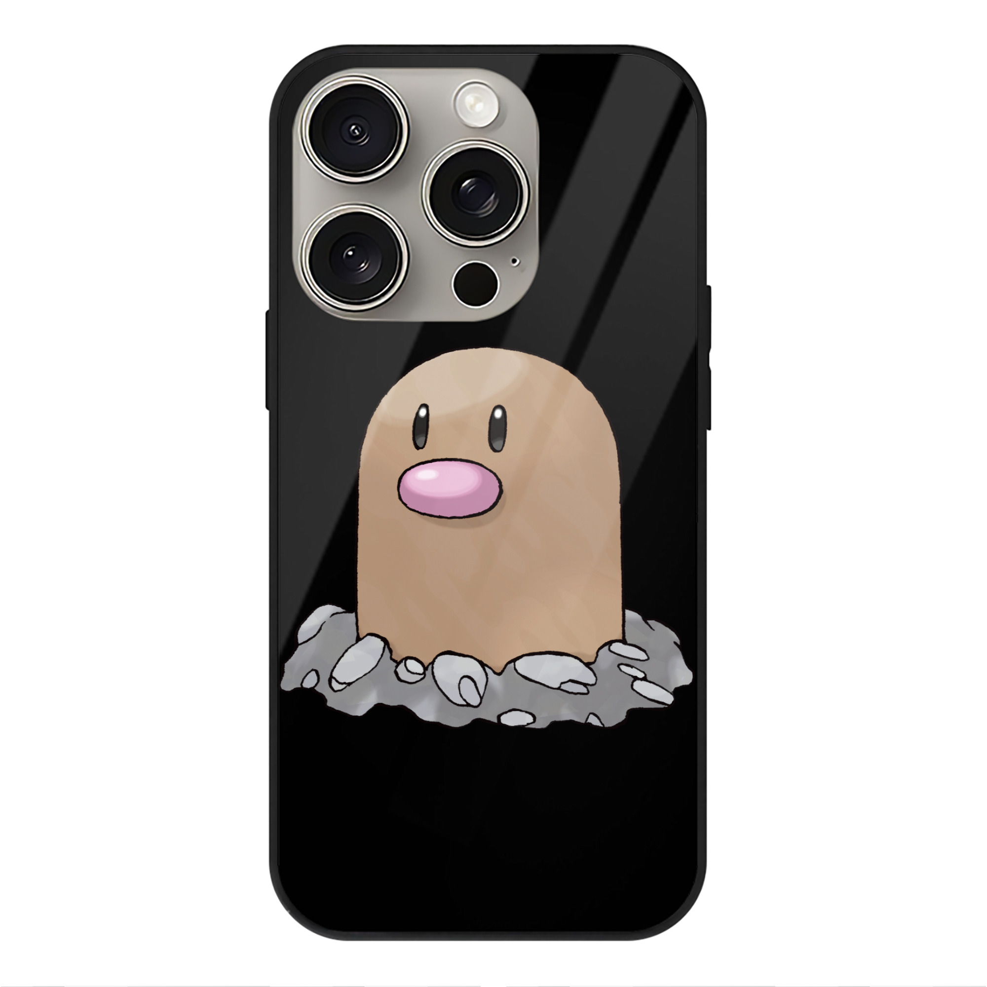 （画像用） ポケットモンスター Pokémon 【iPhone15Pro対応】スマホケース 耐衝撃＆黄変防止 背面ガラス