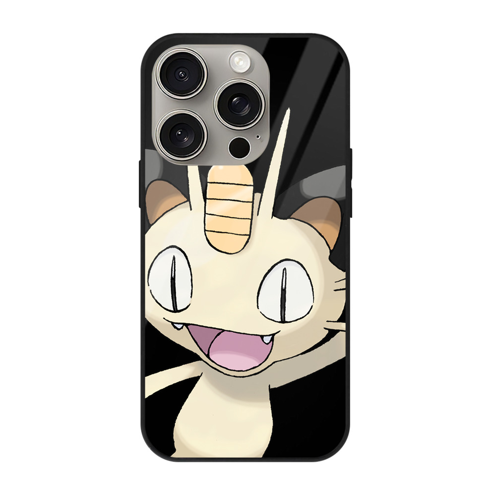 （画像用） ポケットモンスター Pokémon 【iPhone15Pro対応】スマホケース 耐衝撃＆黄変防止 背面ガラス