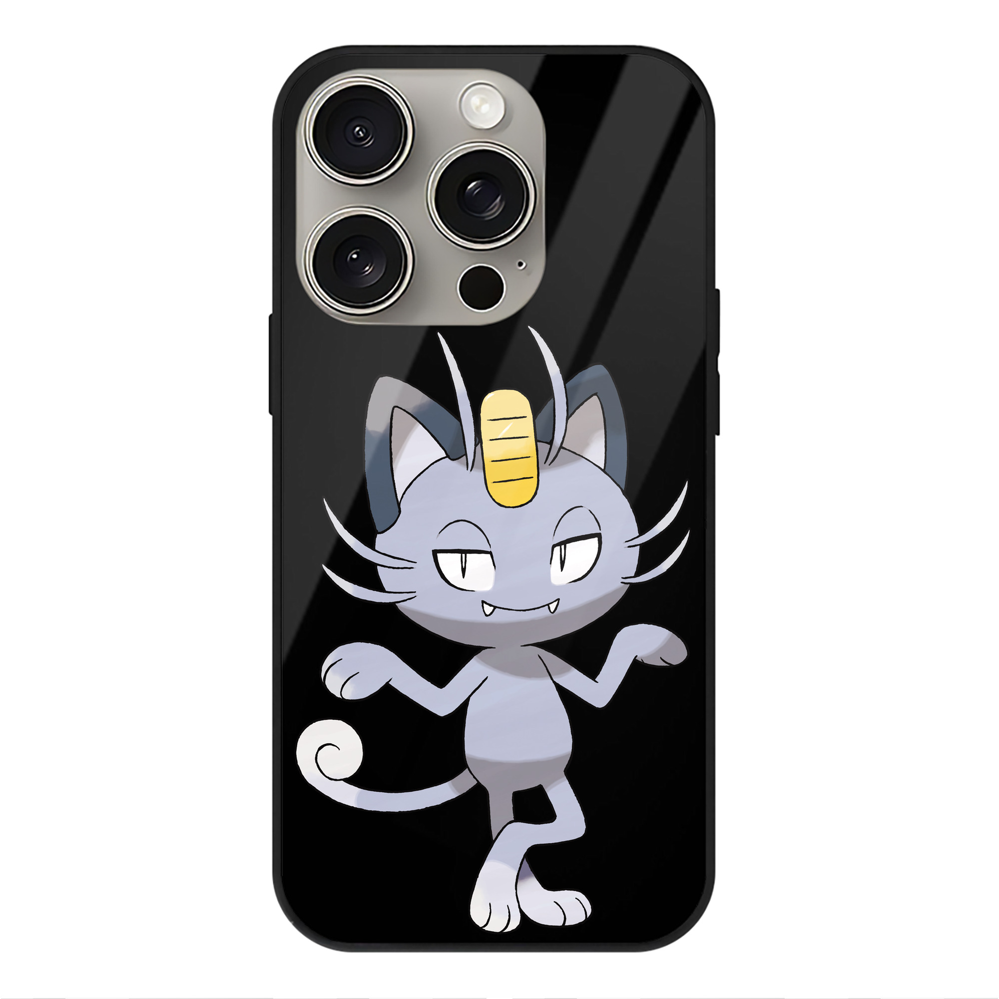 （画像用） ポケットモンスター Pokémon 【iPhone15Pro対応】スマホケース 耐衝撃＆黄変防止 背面ガラス
