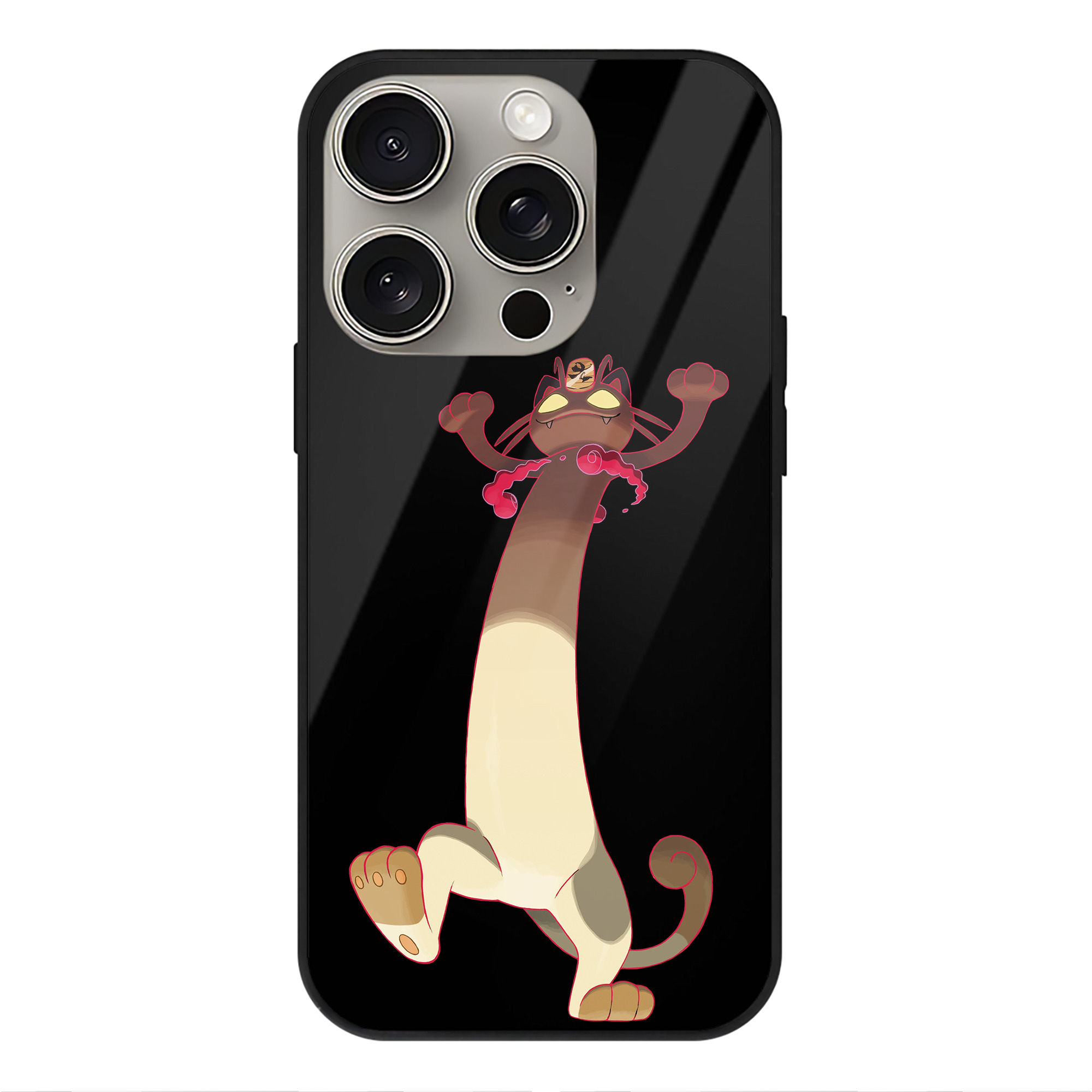 （画像用） ポケットモンスター Pokémon 【iPhone15Pro対応】スマホケース 耐衝撃＆黄変防止 背面ガラス