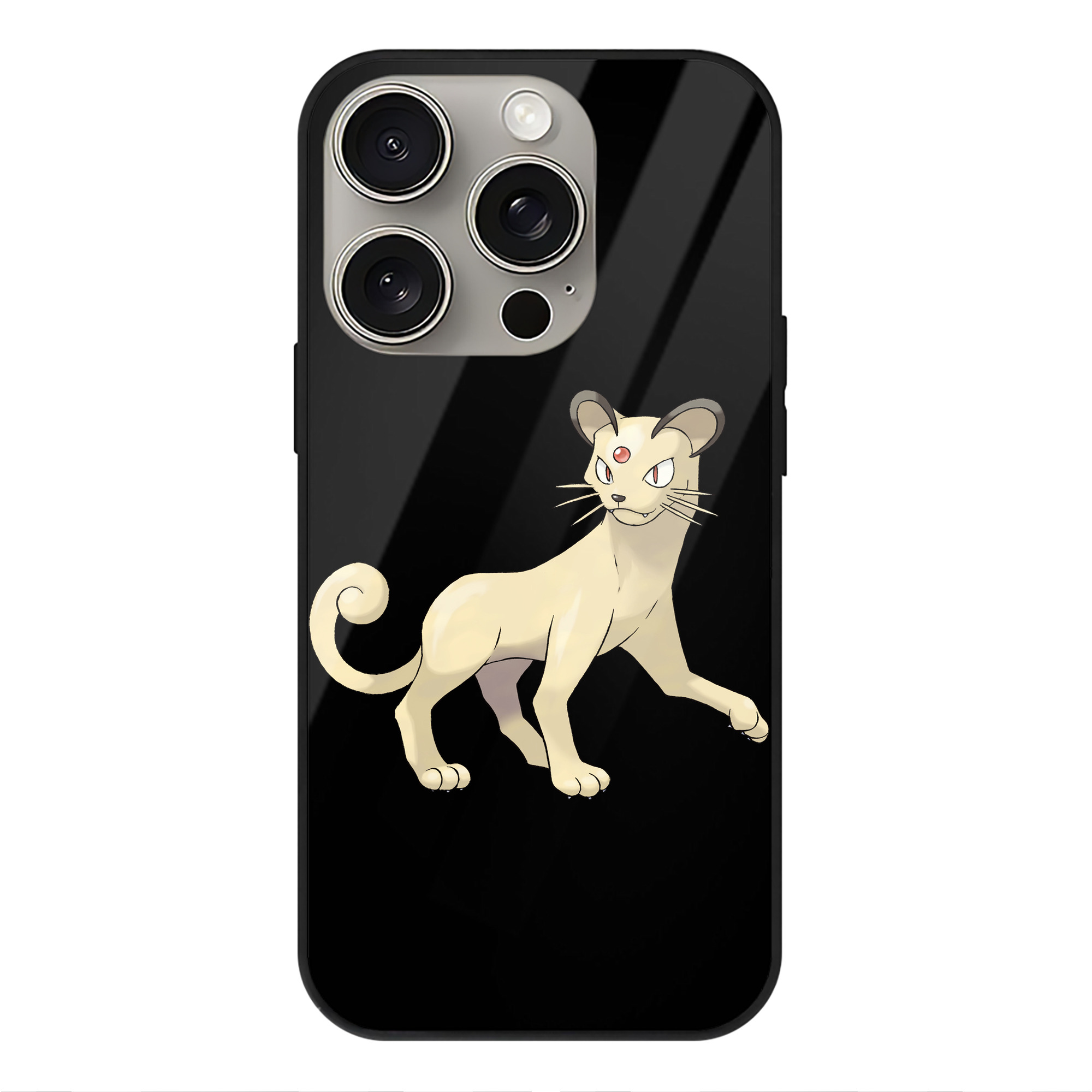 （画像用） ポケットモンスター Pokémon 【iPhone15Pro対応】スマホケース 耐衝撃＆黄変防止 背面ガラス