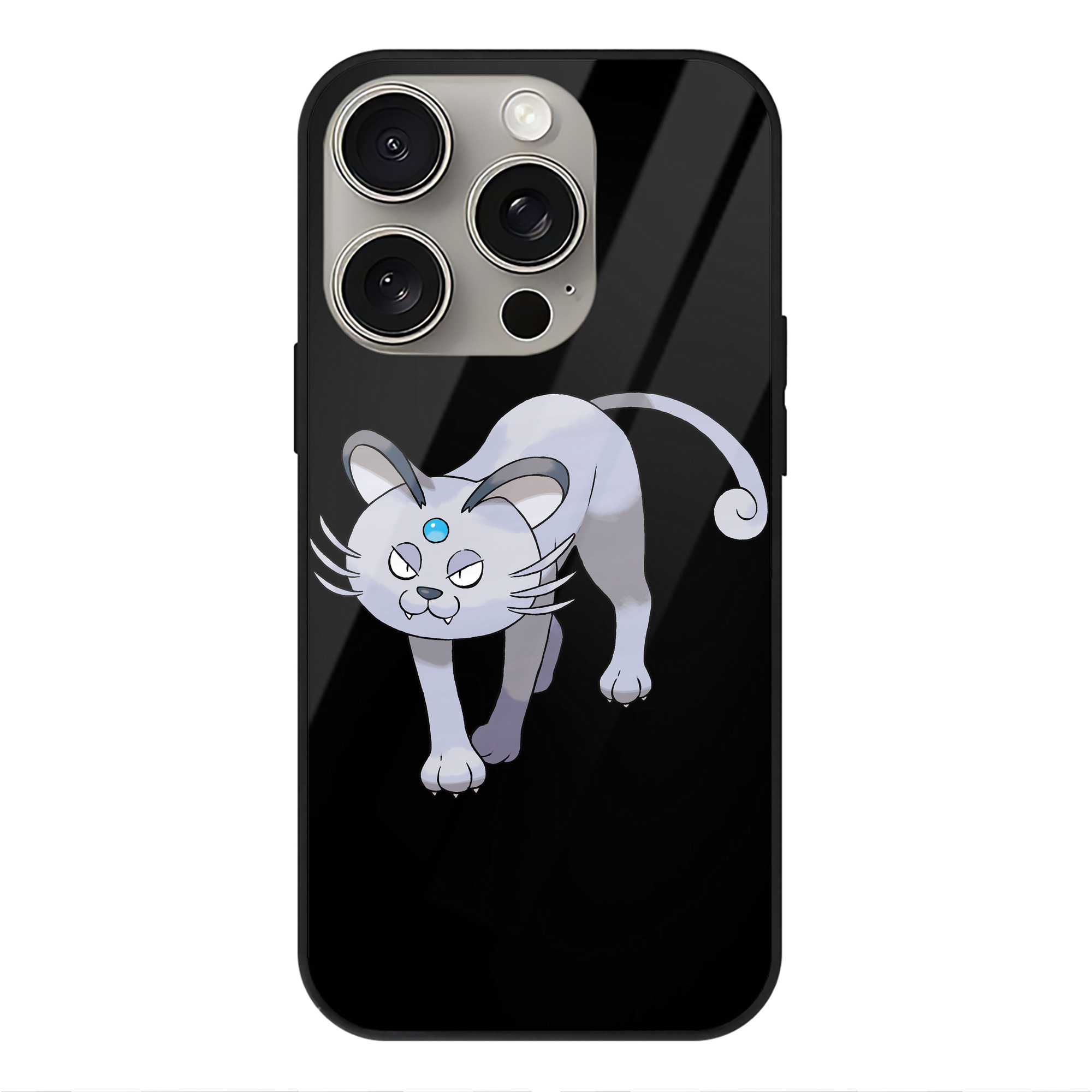 （画像用） ポケットモンスター Pokémon 【iPhone15Pro対応】スマホケース 耐衝撃＆黄変防止 背面ガラス