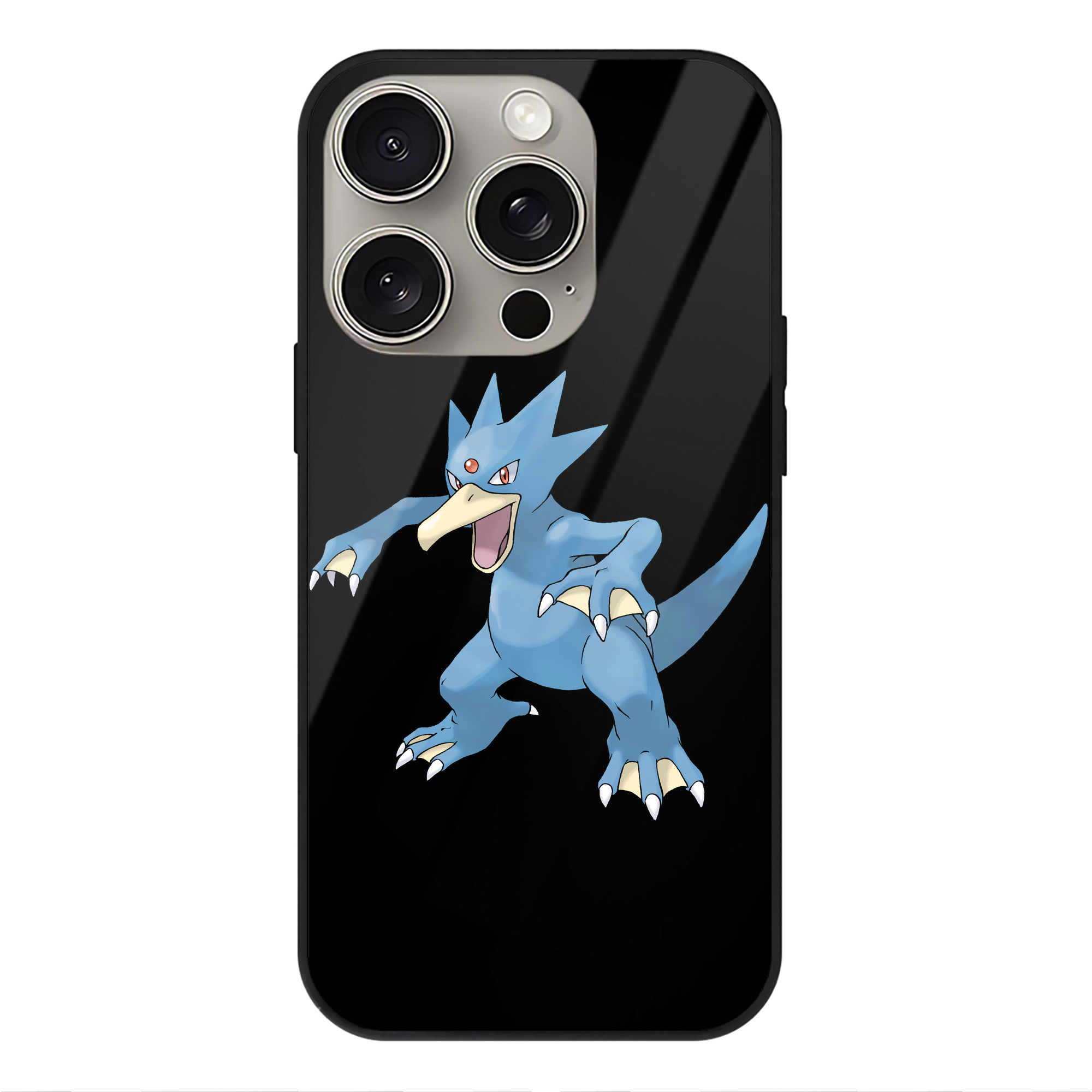 （画像用） ポケットモンスター Pokémon 【iPhone15Pro対応】スマホケース 耐衝撃＆黄変防止 背面ガラス