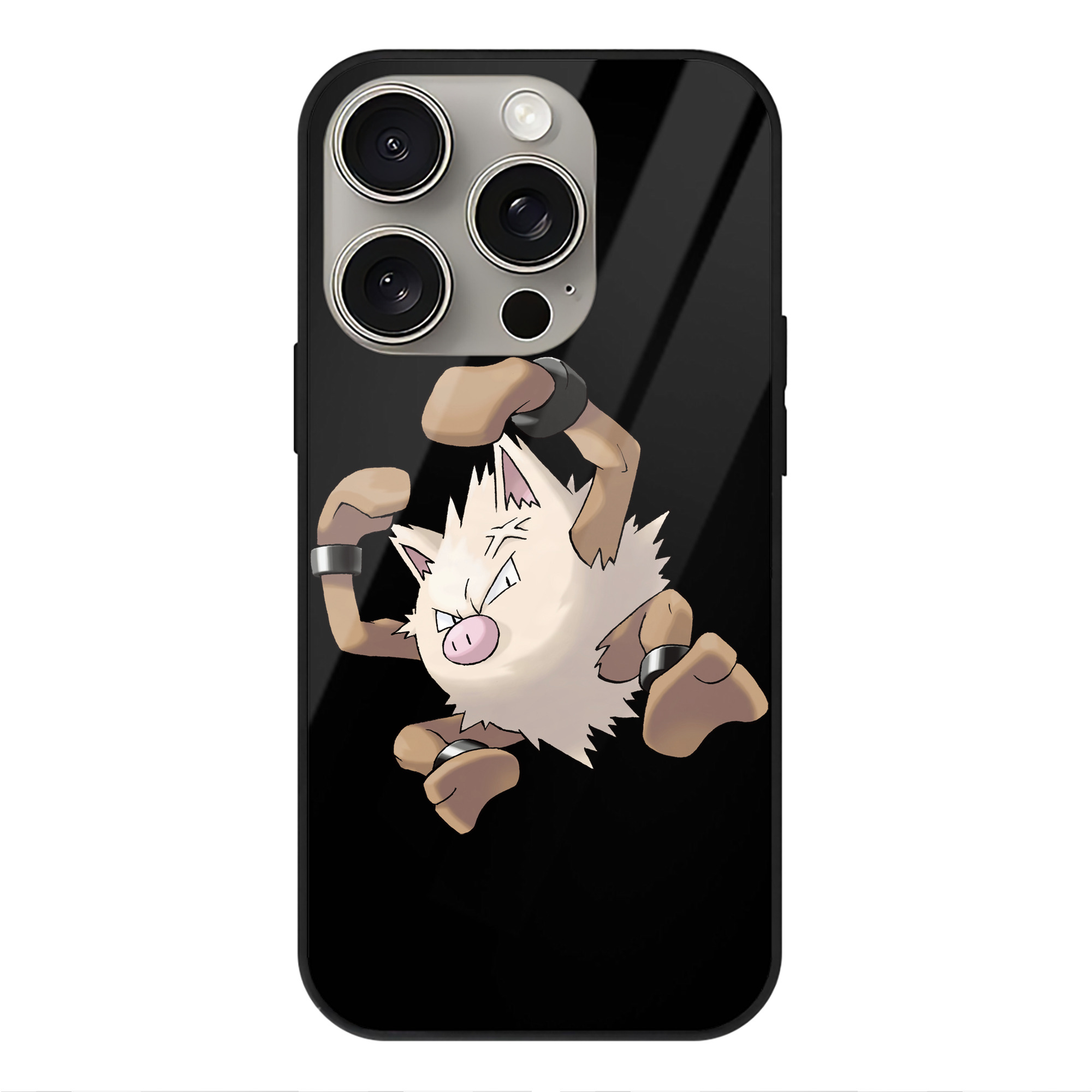 （画像用） ポケットモンスター Pokémon 【iPhone15Pro対応】スマホケース 耐衝撃＆黄変防止 背面ガラス