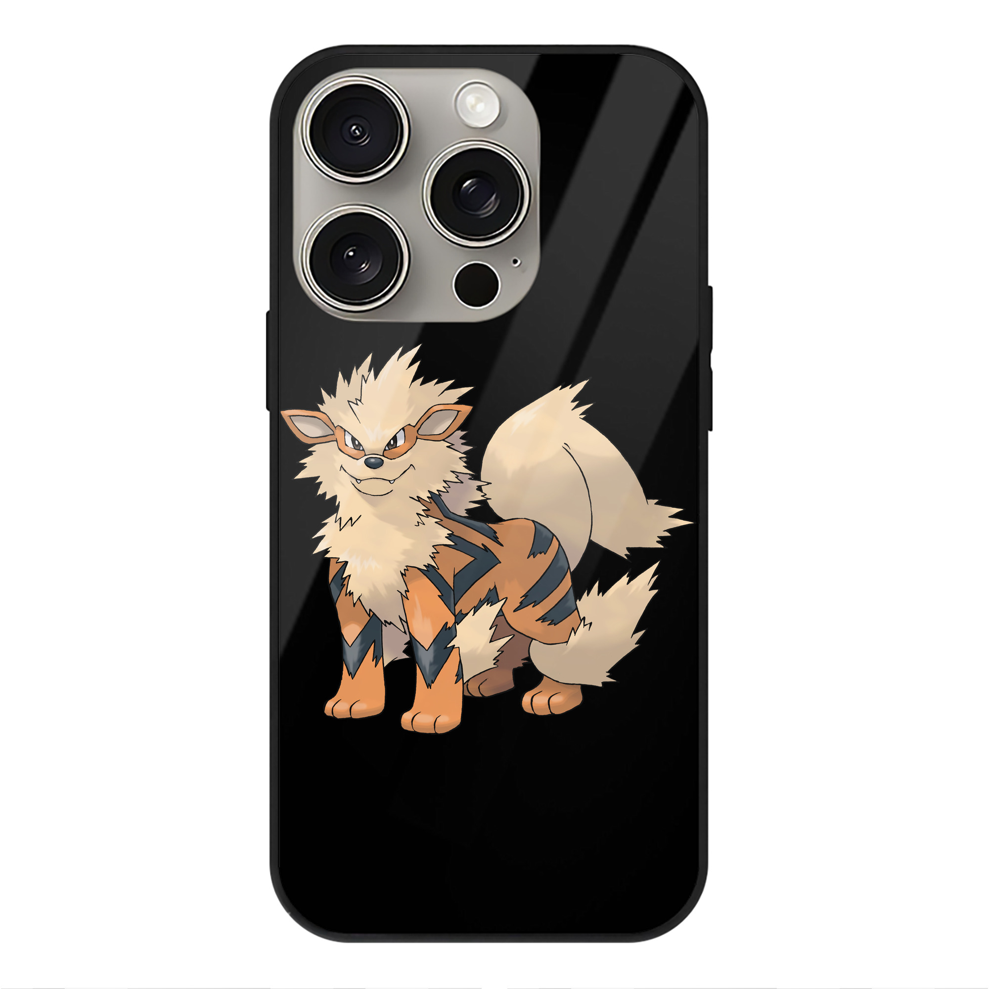 （画像用） ポケットモンスター Pokémon 【iPhone15Pro対応】スマホケース 耐衝撃＆黄変防止 背面ガラス