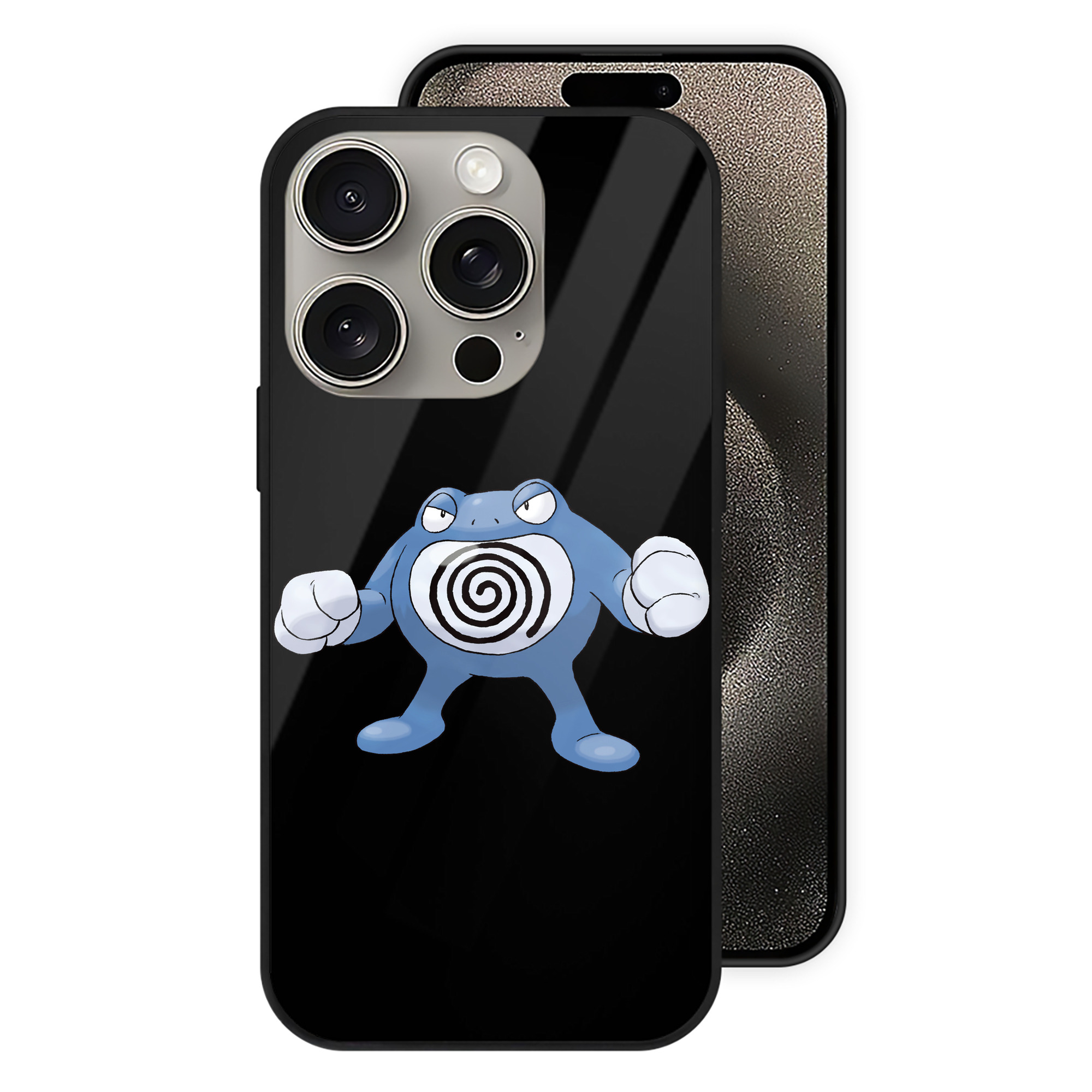 （画像用） ポケットモンスター Pokémon 【iPhone15Pro対応】スマホケース 耐衝撃＆黄変防止 背面ガラス