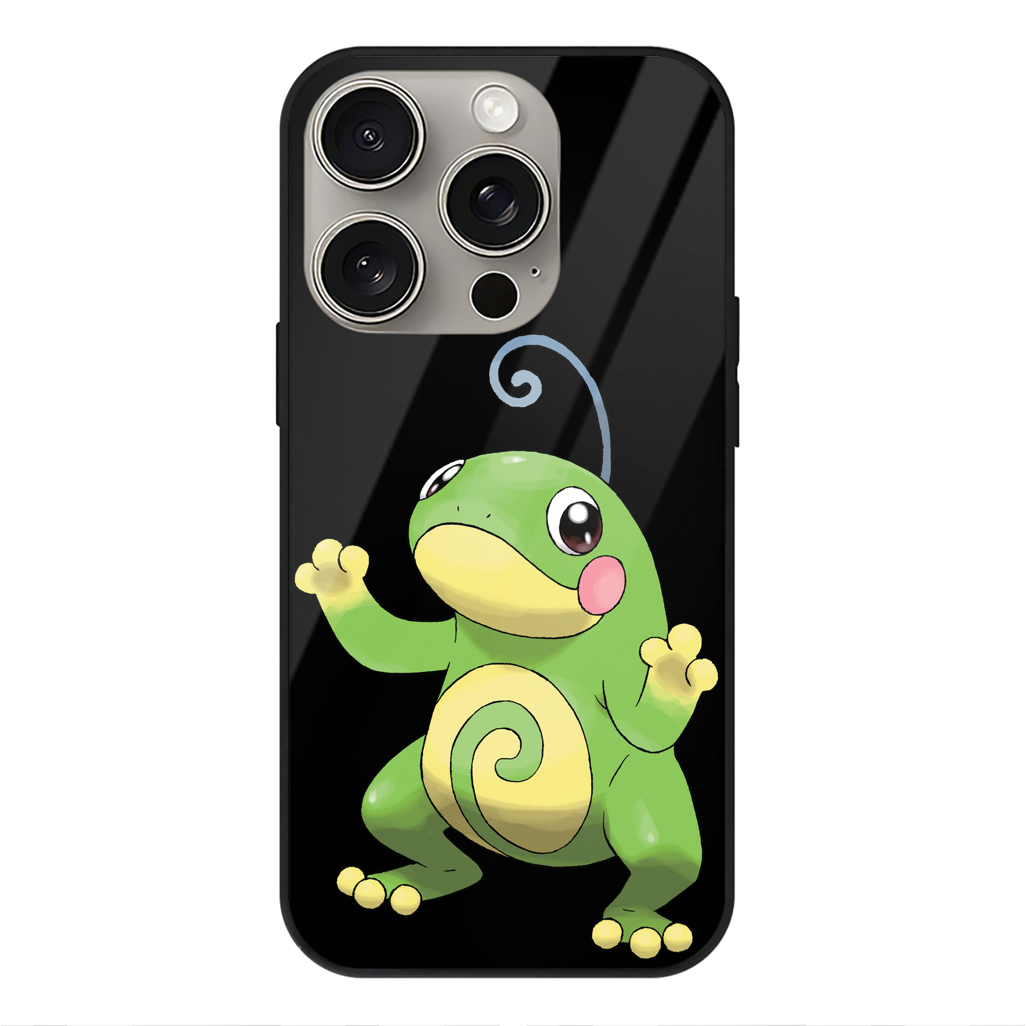 （画像用） ポケットモンスター Pokémon 【iPhone15Pro対応】スマホケース 耐衝撃＆黄変防止 背面ガラス