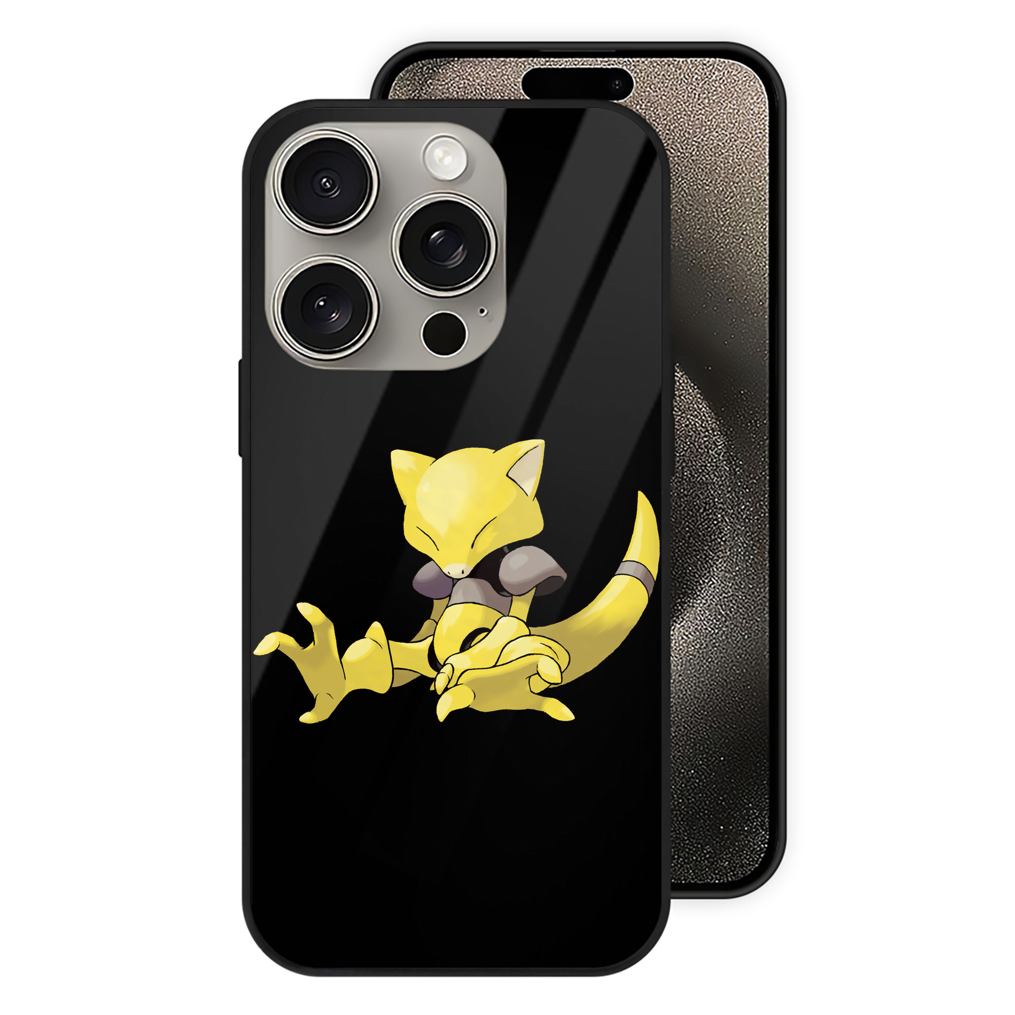 （画像用） ポケットモンスター Pokémon 【iPhone15Pro対応】スマホケース 耐衝撃＆黄変防止 背面ガラス