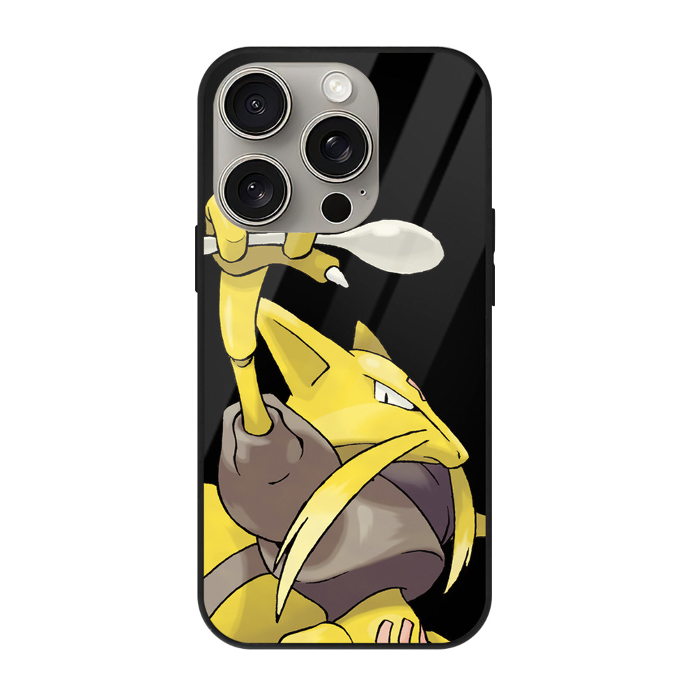 （画像用） ポケットモンスター Pokémon 【iPhone15Pro対応】スマホケース 耐衝撃＆黄変防止 背面ガラス