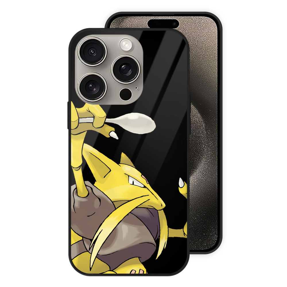 （画像用） ポケットモンスター Pokémon 【iPhone15Pro対応】スマホケース 耐衝撃＆黄変防止 背面ガラス