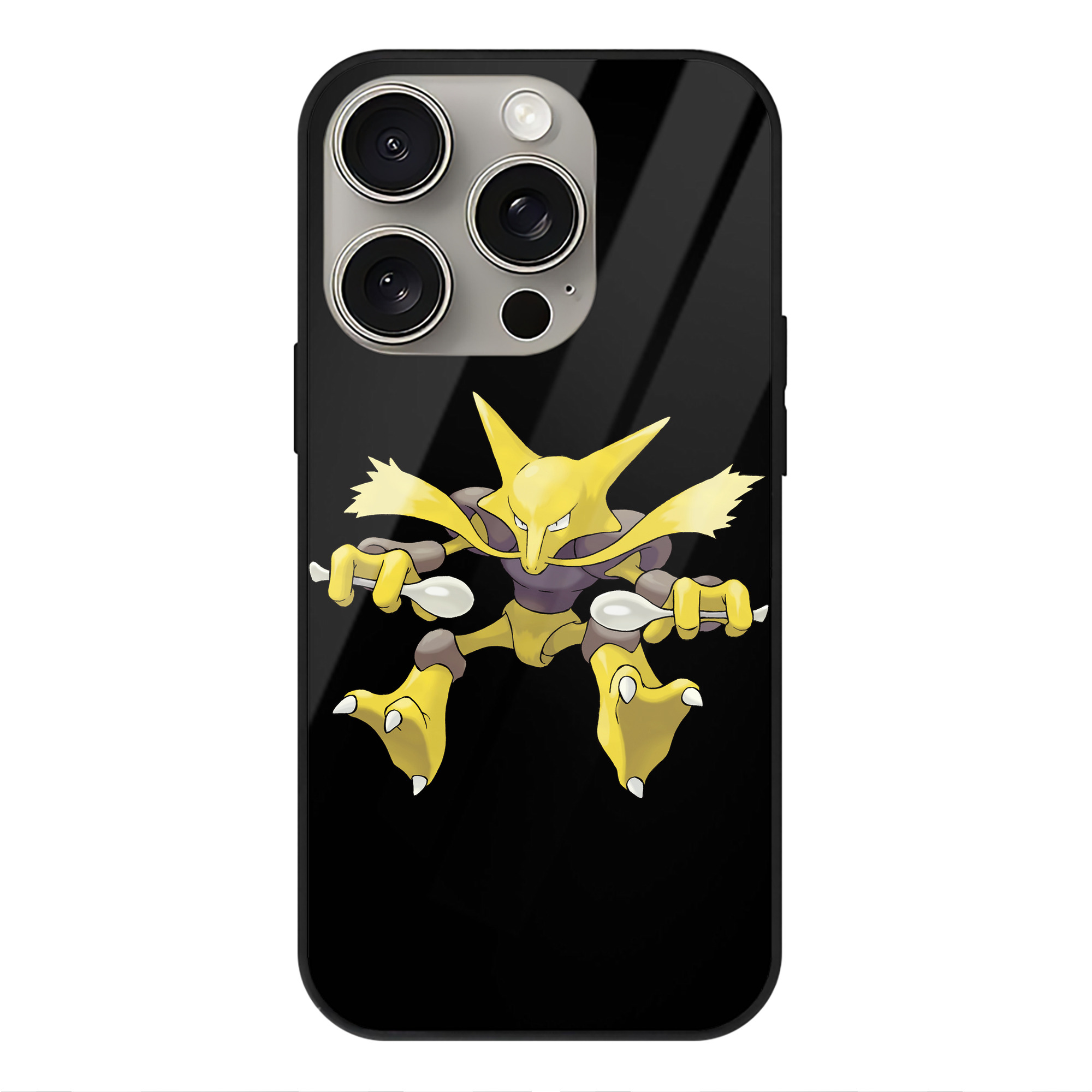 （画像用） ポケットモンスター Pokémon 【iPhone15Pro対応】スマホケース 耐衝撃＆黄変防止 背面ガラス