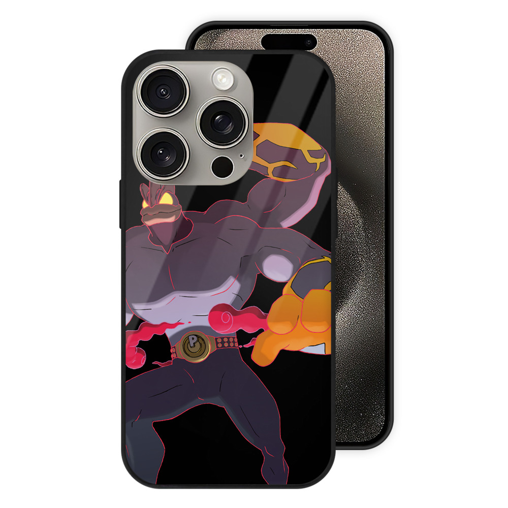 （画像用） ポケットモンスター Pokémon 【iPhone15Pro対応】スマホケース 耐衝撃＆黄変防止 背面ガラス