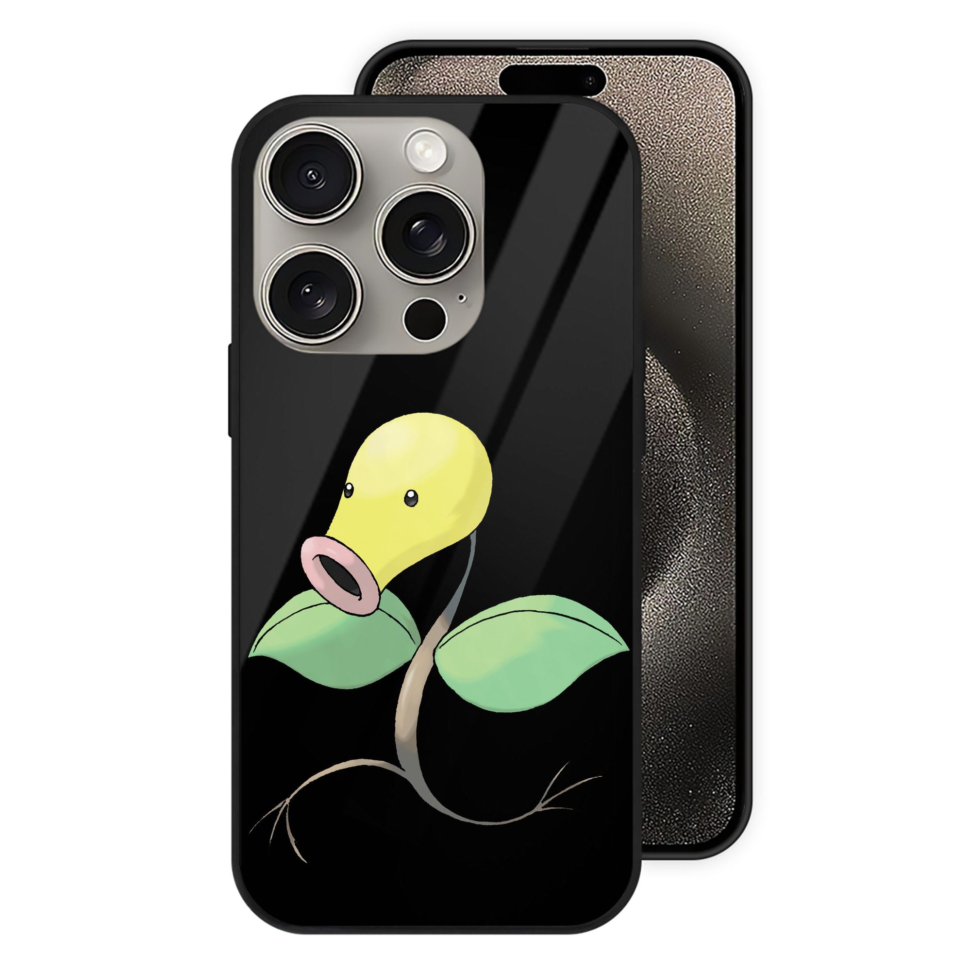 （画像用） ポケットモンスター Pokémon 【iPhone15Pro対応】スマホケース 耐衝撃＆黄変防止 背面ガラス