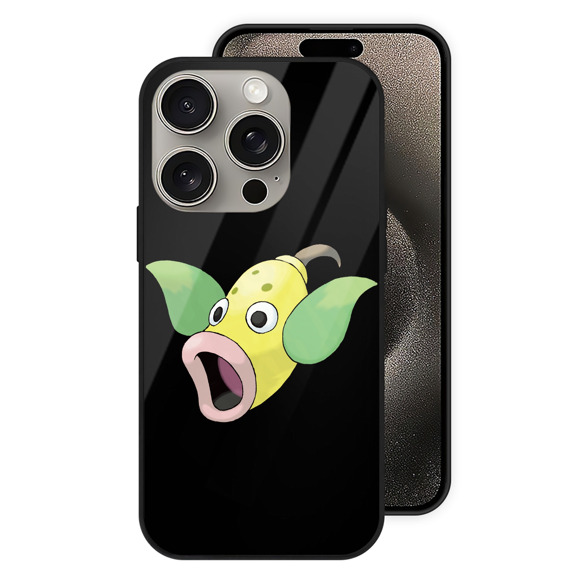 （画像用） ポケットモンスター Pokémon 【iPhone15Pro対応】スマホケース 耐衝撃＆黄変防止 背面ガラス