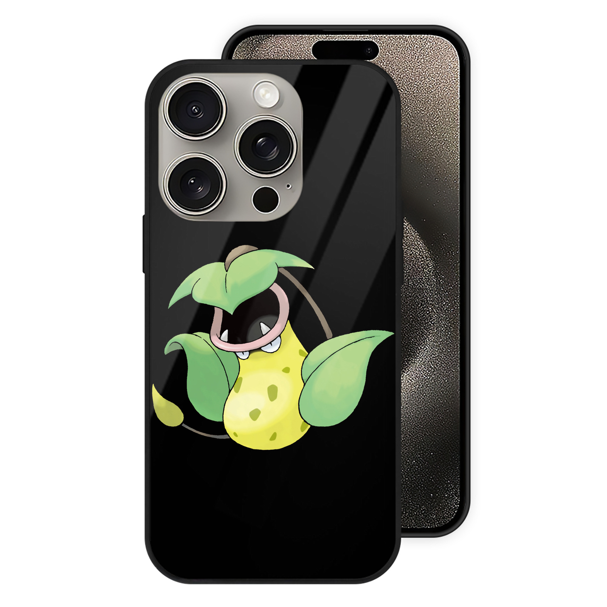 （画像用） ポケットモンスター Pokémon 【iPhone15Pro対応】スマホケース 耐衝撃＆黄変防止 背面ガラス