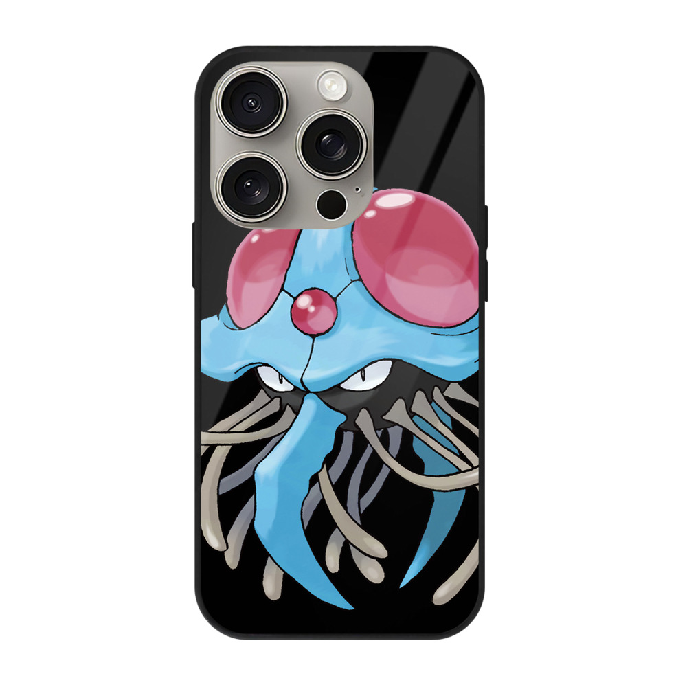 （画像用） ポケットモンスター Pokémon 【iPhone15Pro対応】スマホケース 耐衝撃＆黄変防止 背面ガラス