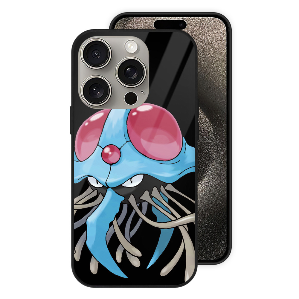 （画像用） ポケットモンスター Pokémon 【iPhone15Pro対応】スマホケース 耐衝撃＆黄変防止 背面ガラス