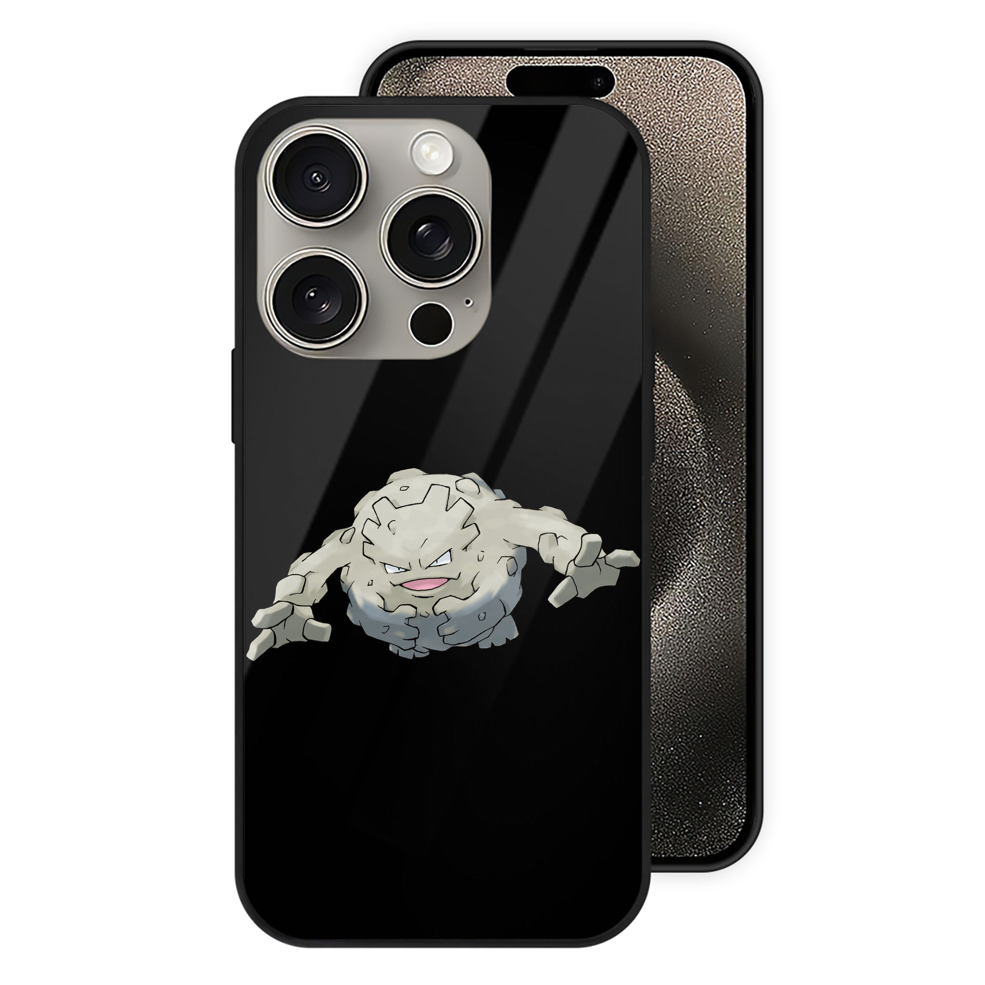 （画像用） ポケットモンスター Pokémon 【iPhone15Pro対応】スマホケース 耐衝撃＆黄変防止 背面ガラス