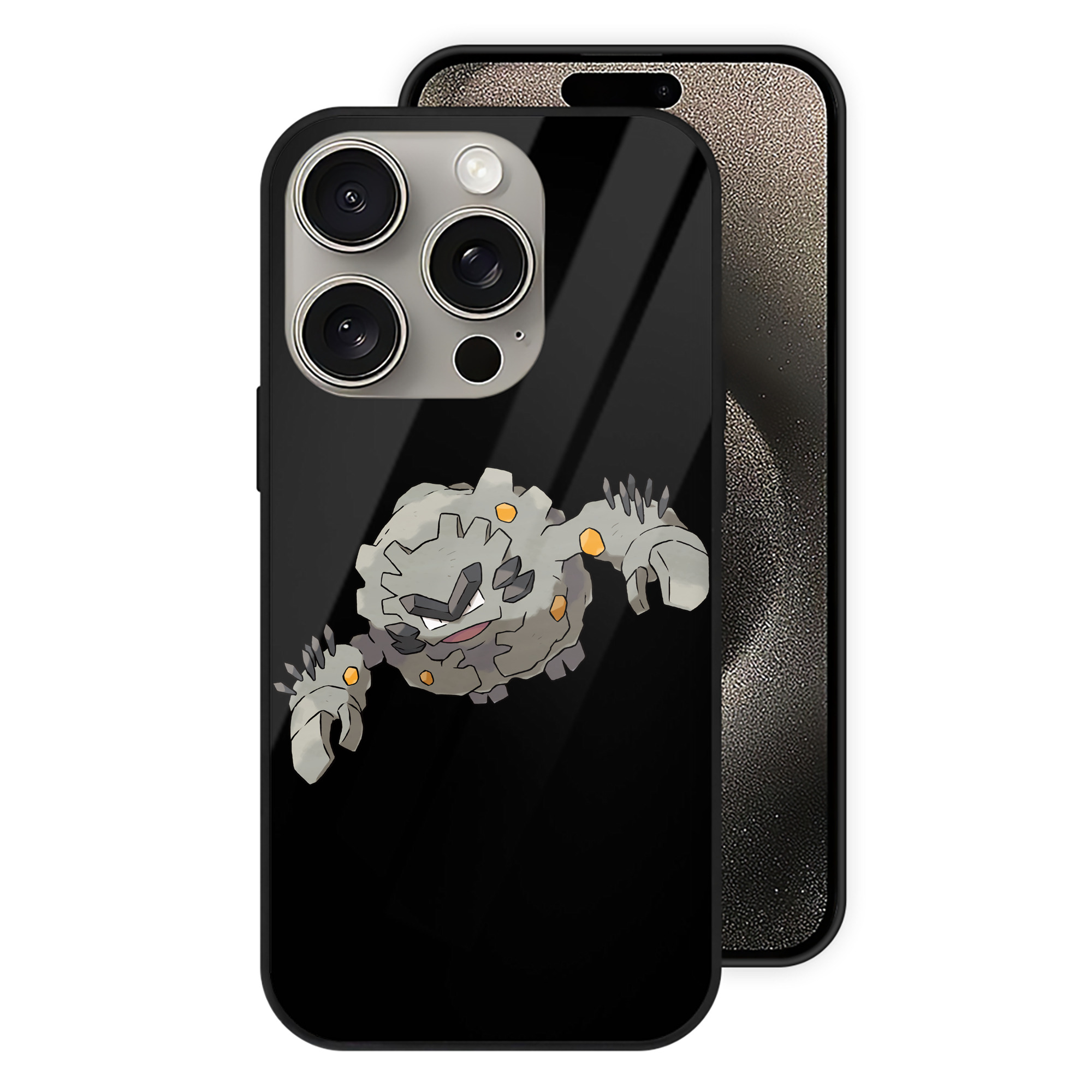（画像用） ポケットモンスター Pokémon 【iPhone15Pro対応】スマホケース 耐衝撃＆黄変防止 背面ガラス