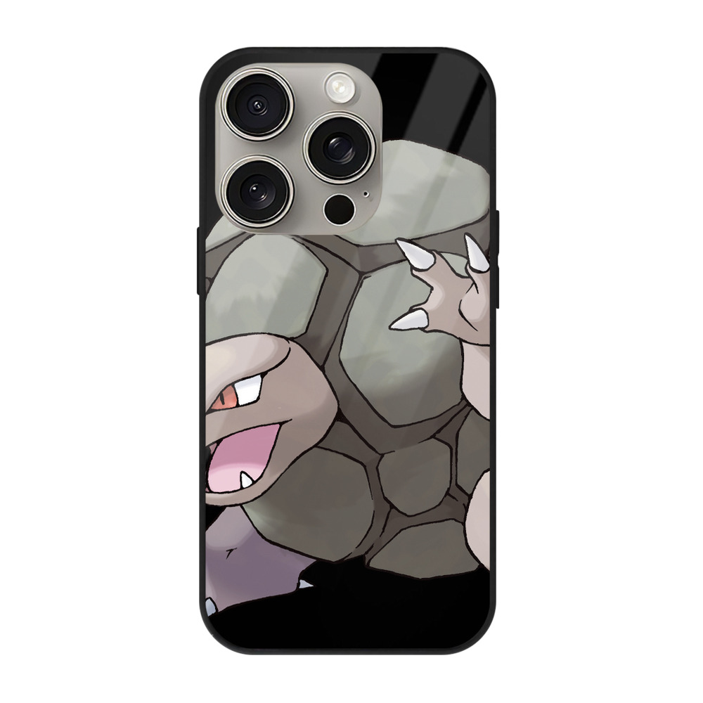 （画像用） ポケットモンスター Pokémon 【iPhone15Pro対応】スマホケース 耐衝撃＆黄変防止 背面ガラス