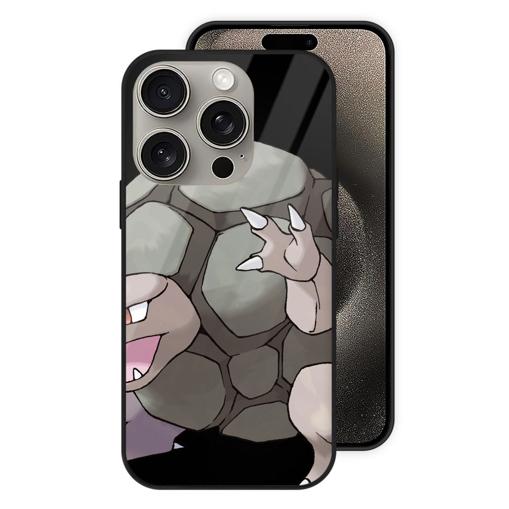 （画像用） ポケットモンスター Pokémon 【iPhone15Pro対応】スマホケース 耐衝撃＆黄変防止 背面ガラス