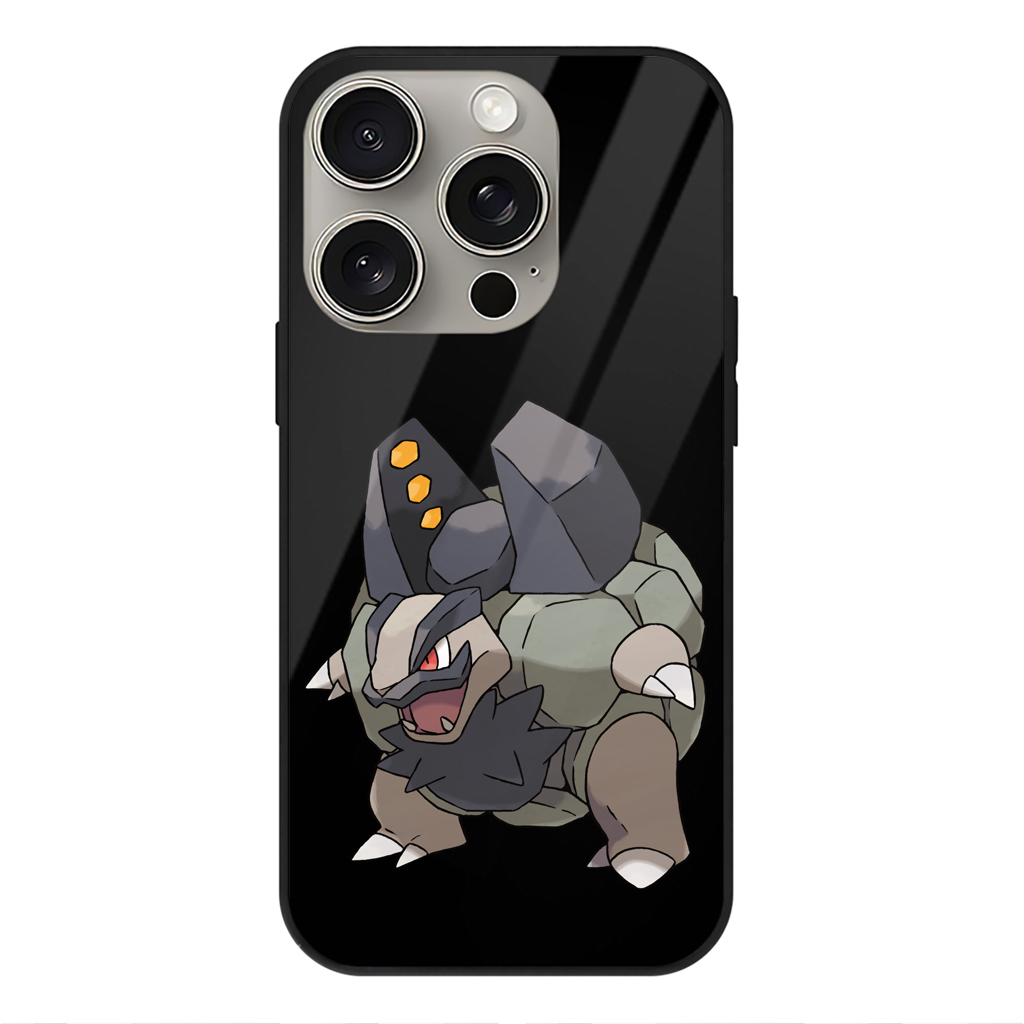（画像用） ポケットモンスター Pokémon 【iPhone15Pro対応】スマホケース 耐衝撃＆黄変防止 背面ガラス