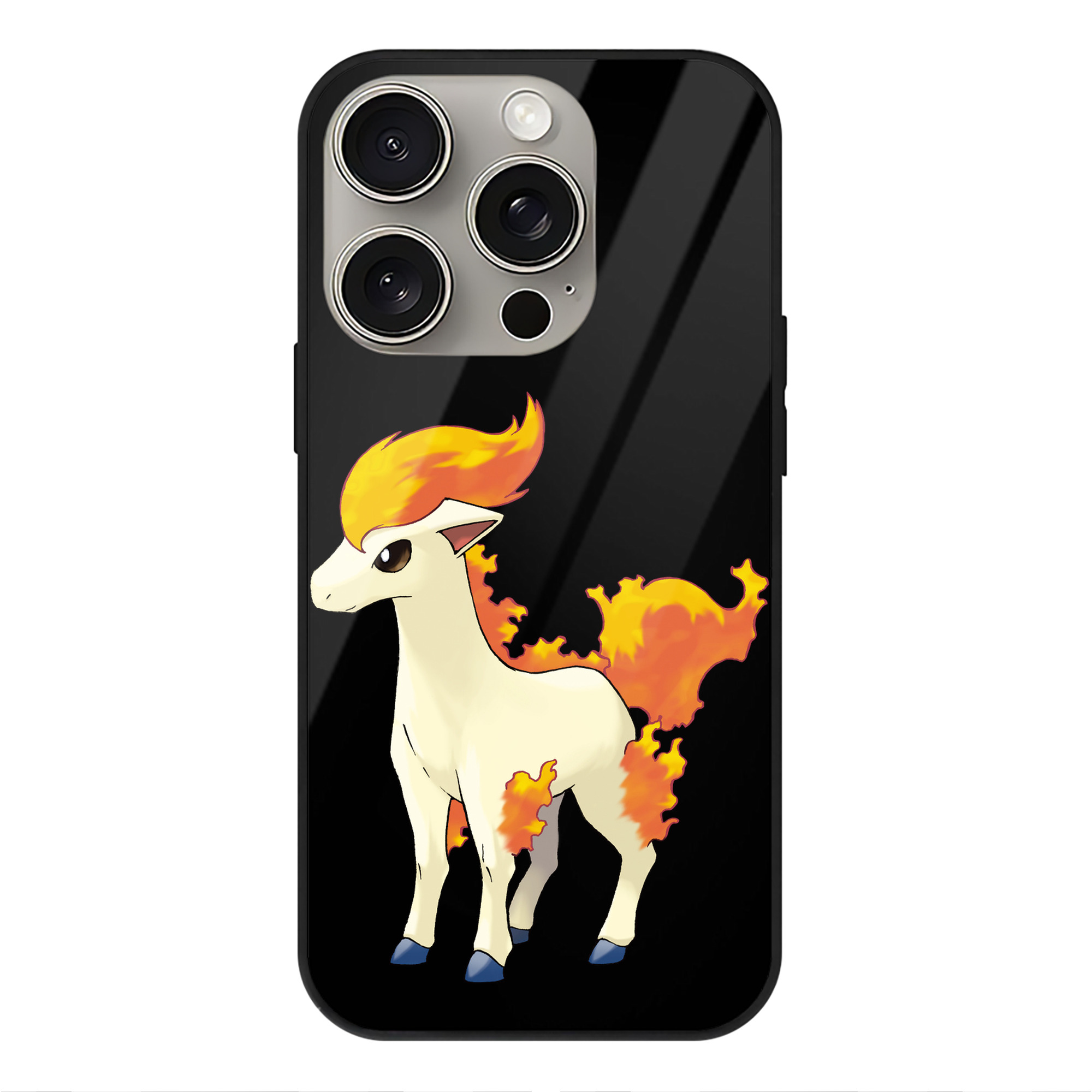 （画像用） ポケットモンスター Pokémon 【iPhone15Pro対応】スマホケース 耐衝撃＆黄変防止 背面ガラス