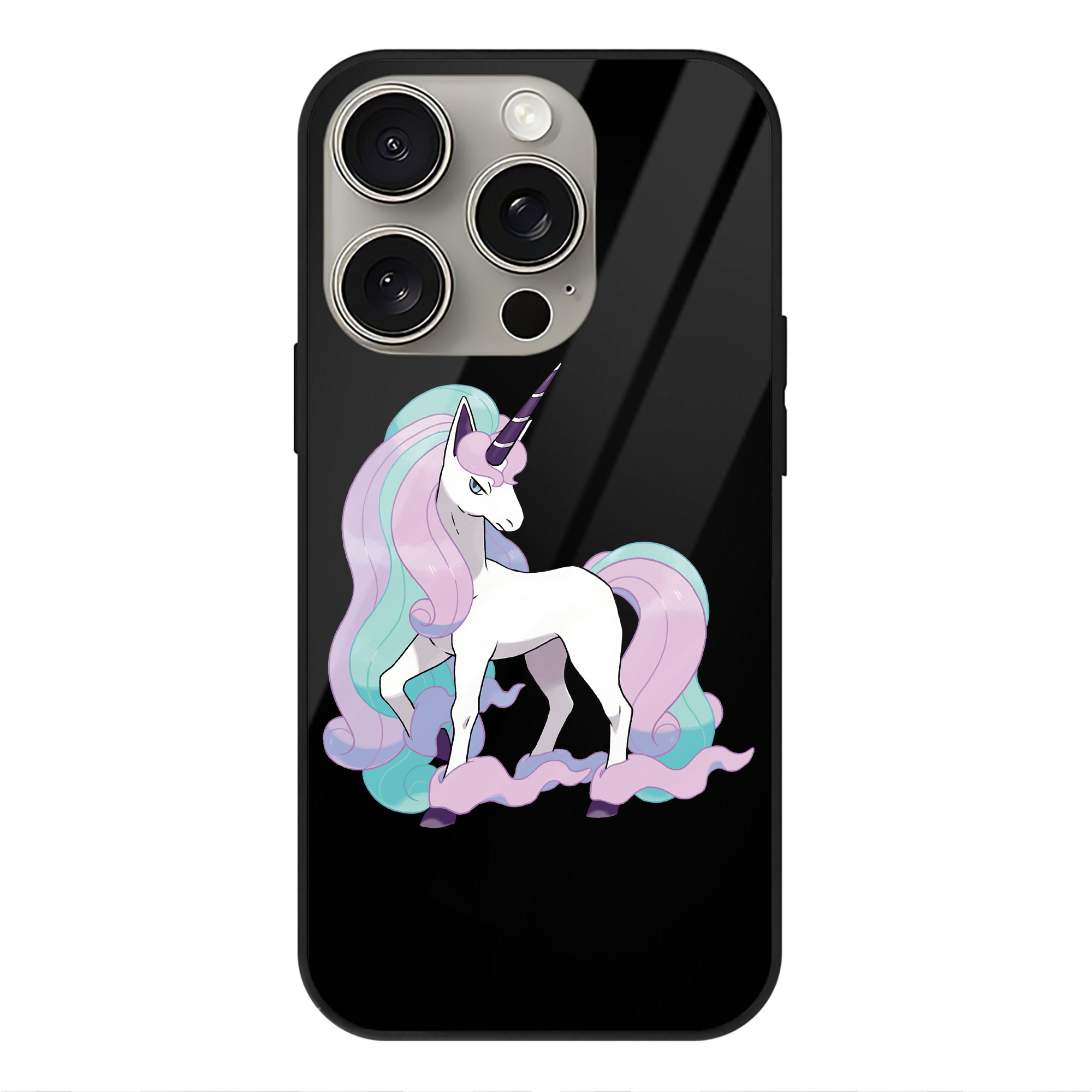 （画像用） ポケットモンスター Pokémon 【iPhone15Pro対応】スマホケース 耐衝撃＆黄変防止 背面ガラス