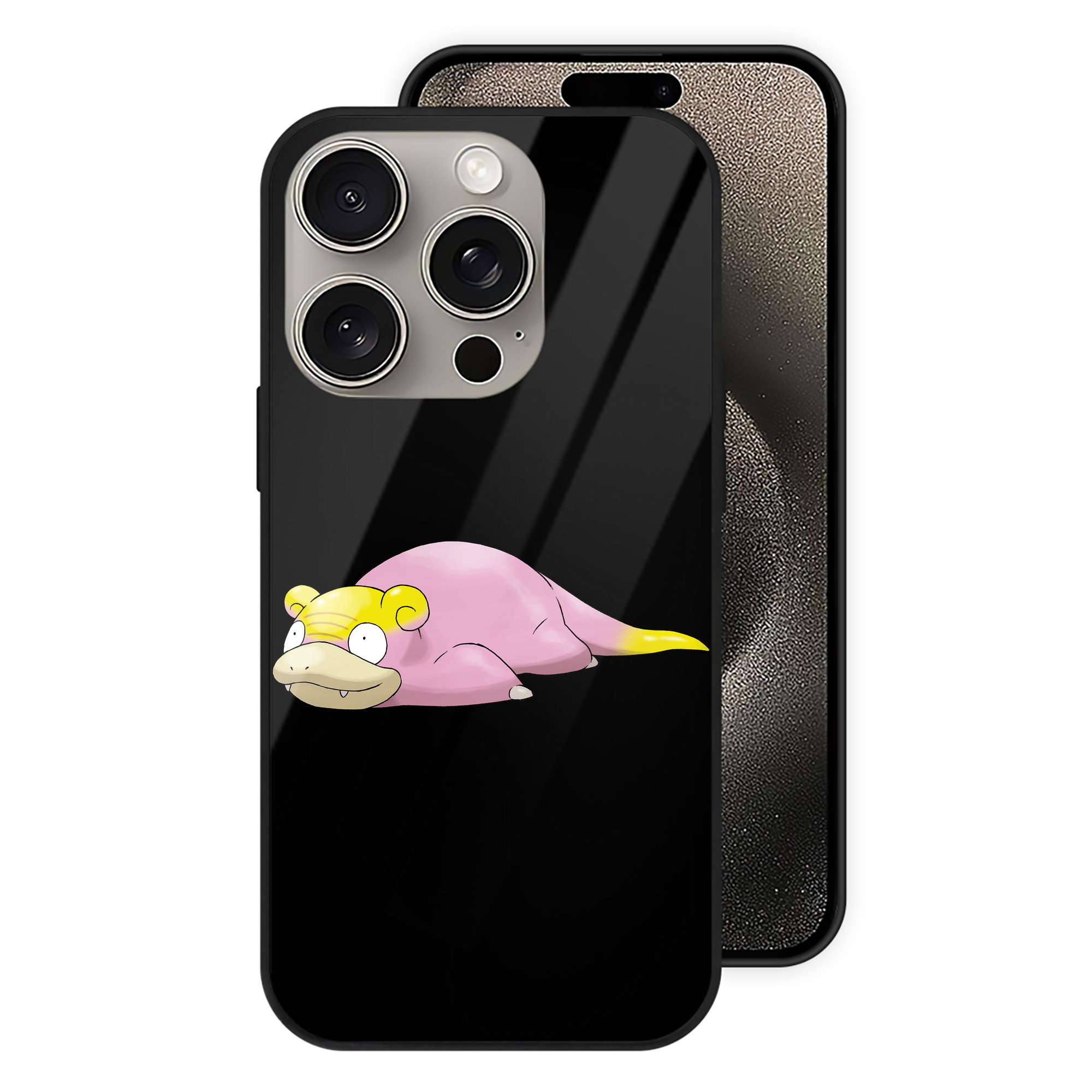 （画像用） ポケットモンスター Pokémon 【iPhone15Pro対応】スマホケース 耐衝撃＆黄変防止 背面ガラス